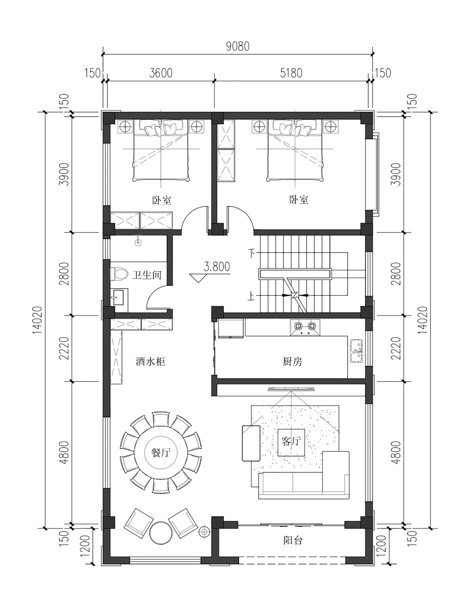 广东湛江六层欧式风格别墅