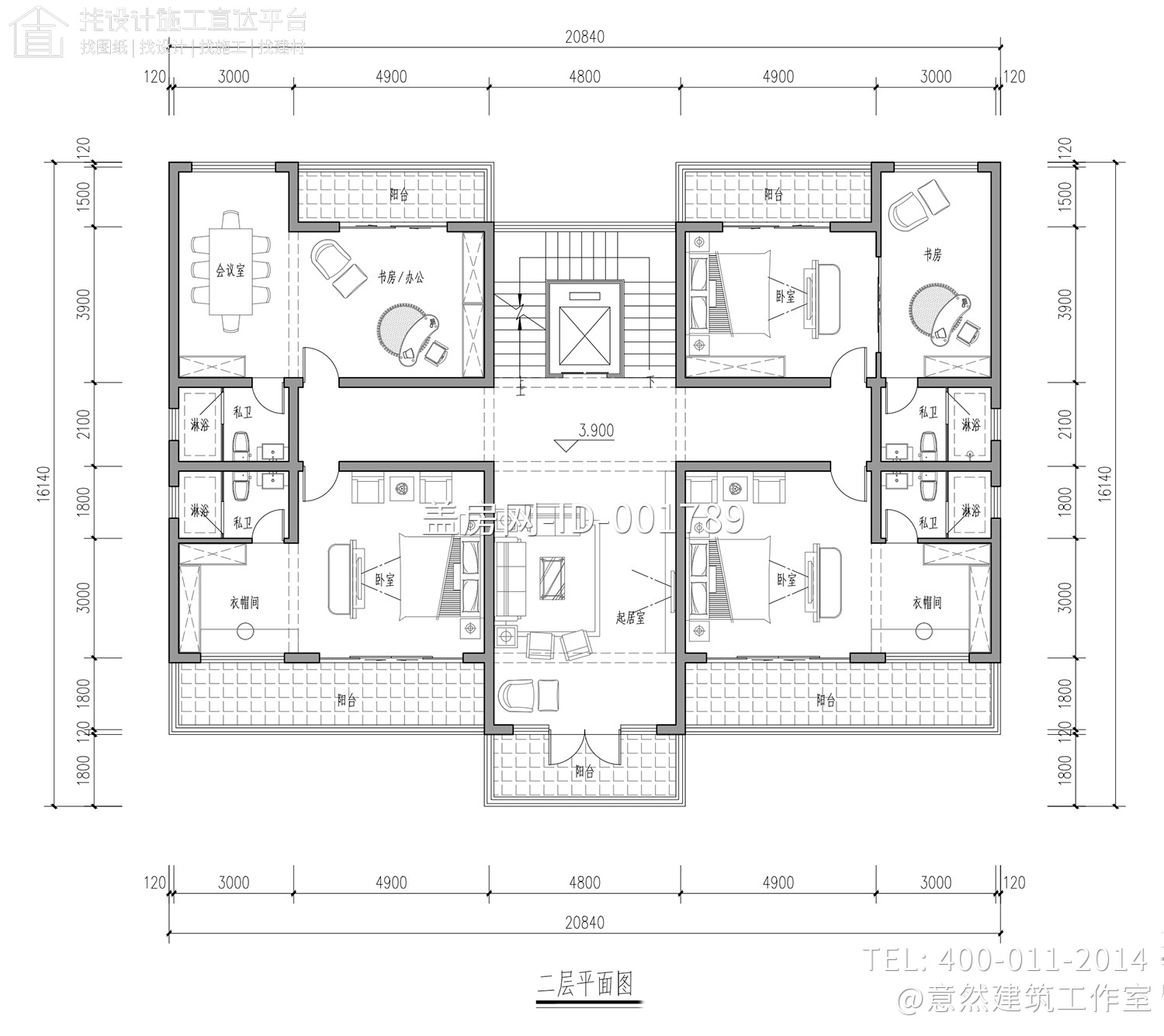 山东潍坊昌乐县三层新中式别墅