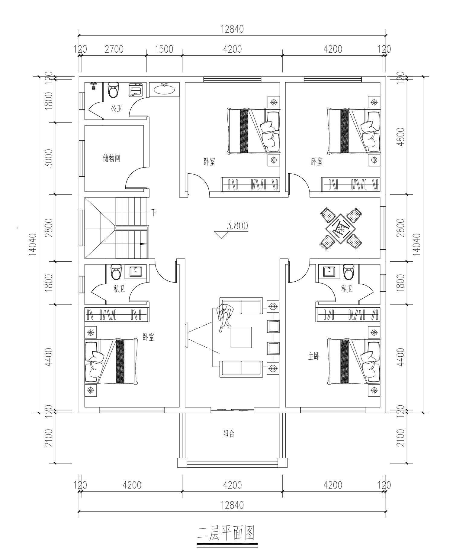 江苏扬州二层新中式别墅