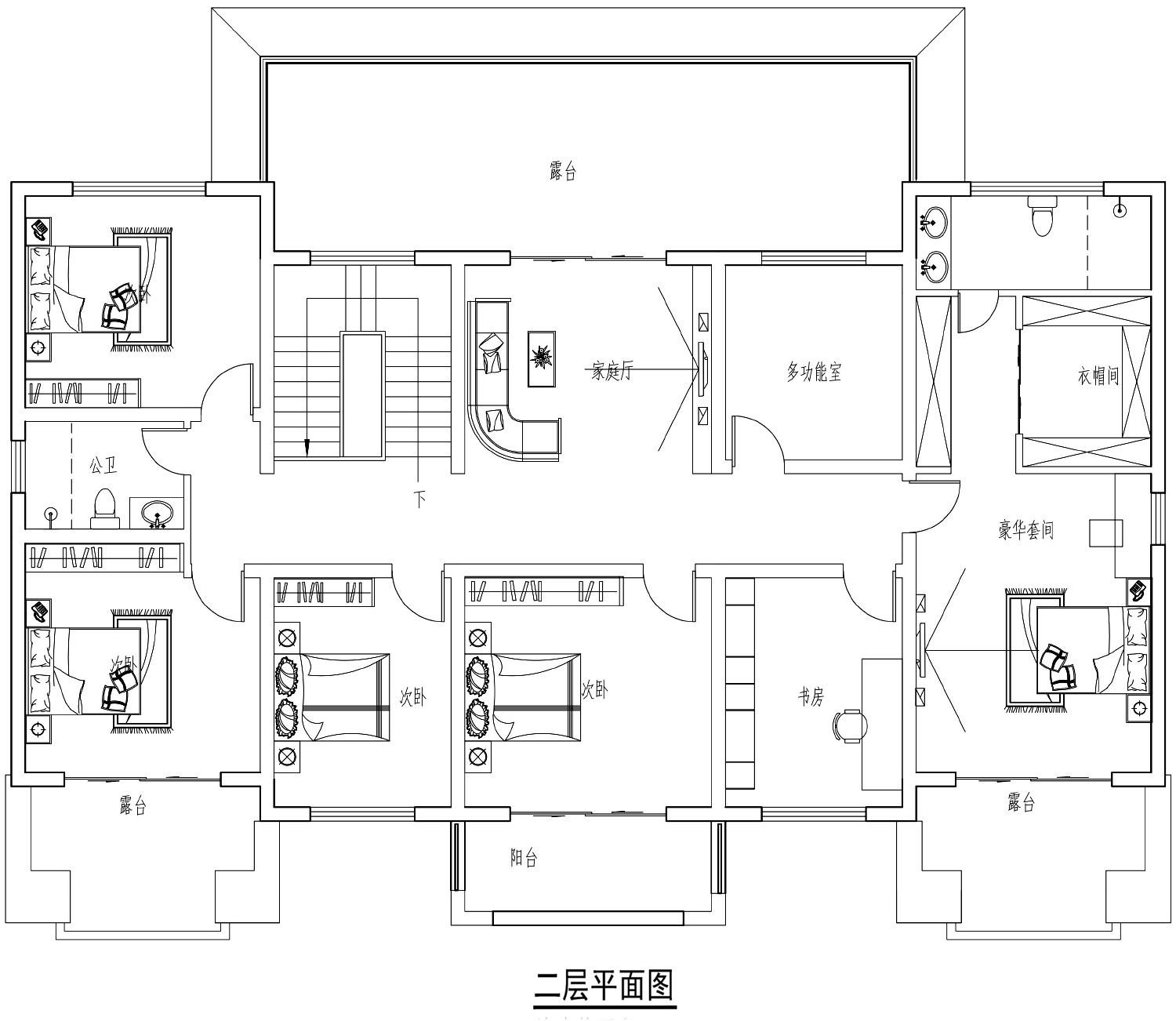 陕西西安高家新中式别墅