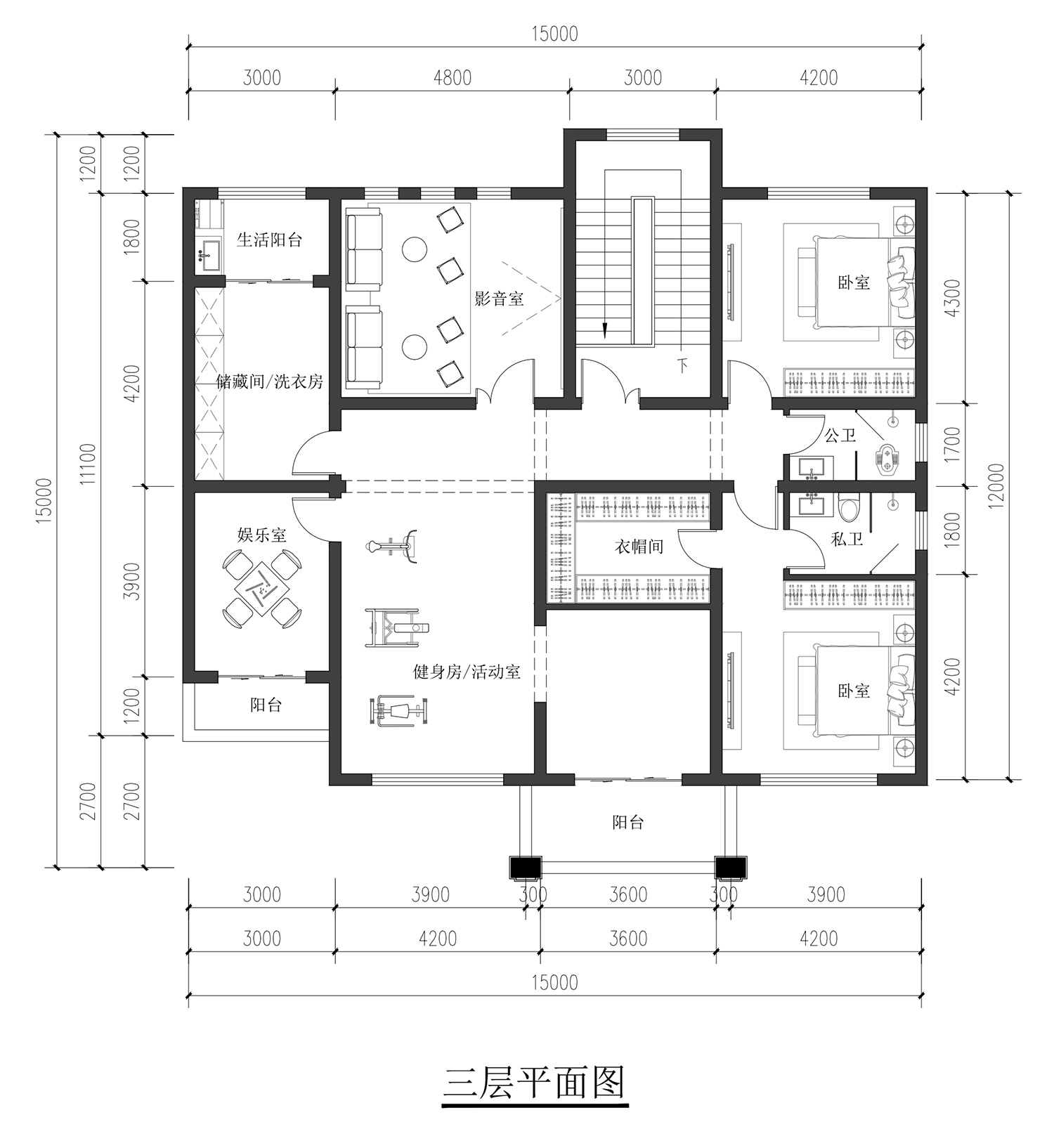 湖南衡阳三层欧式别墅
