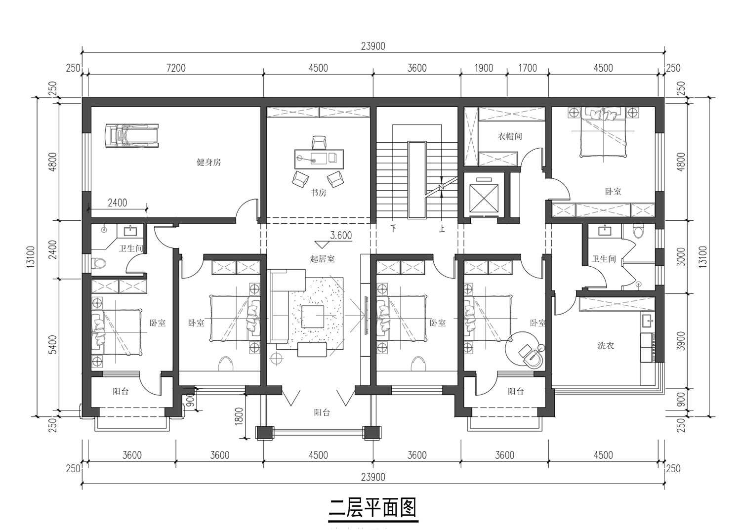 霸州东段乡何家堡村郝家新中式别墅图纸