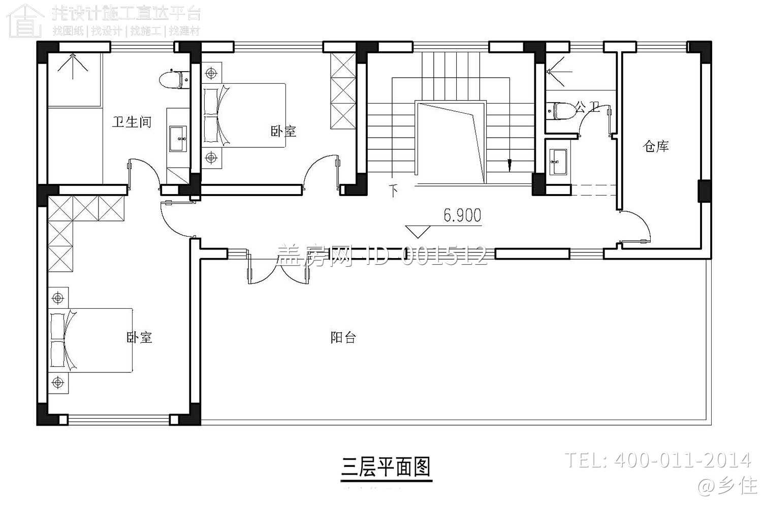 安徽安庆朱家三层带阳光房新中式别墅设计