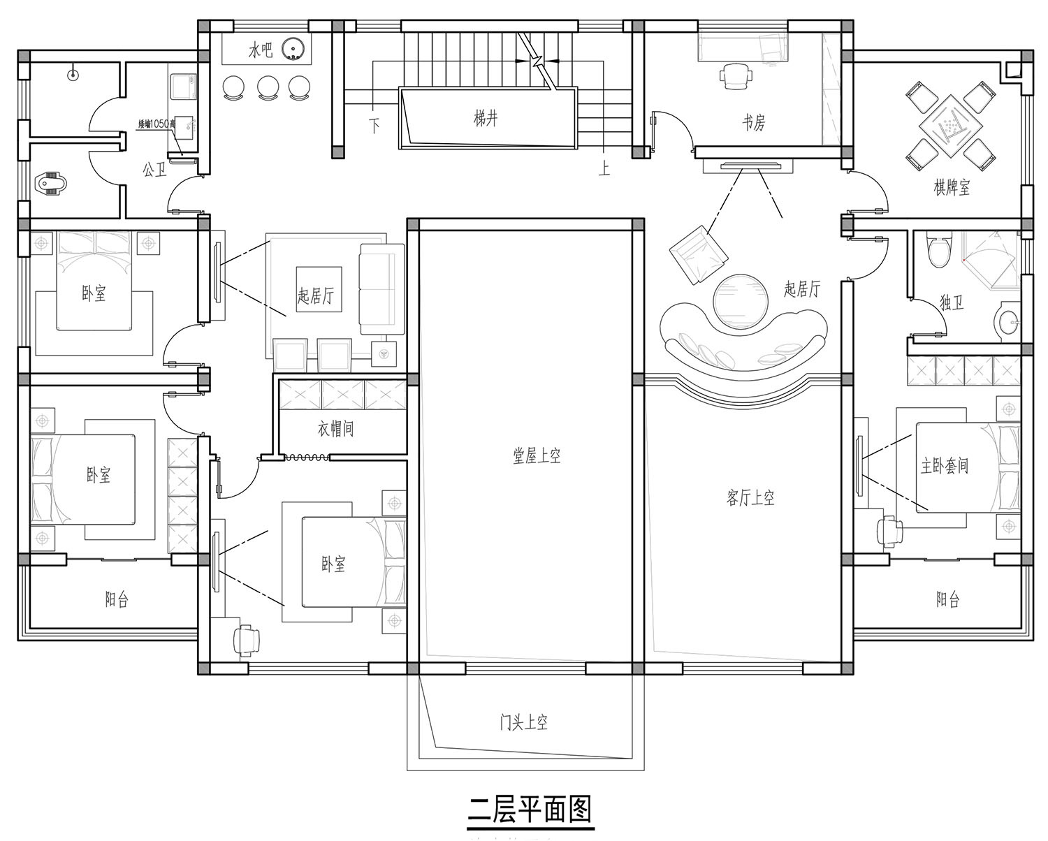 湖南娄底王家欧式三层别墅图纸