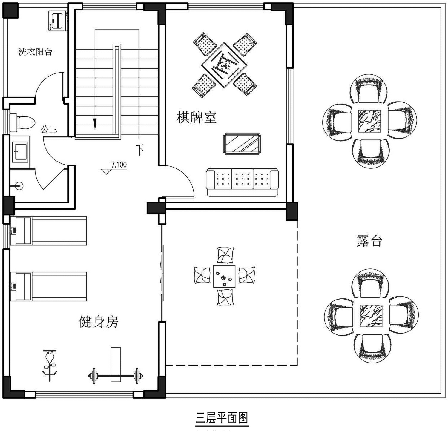 万宁王家新中式别墅设计图纸