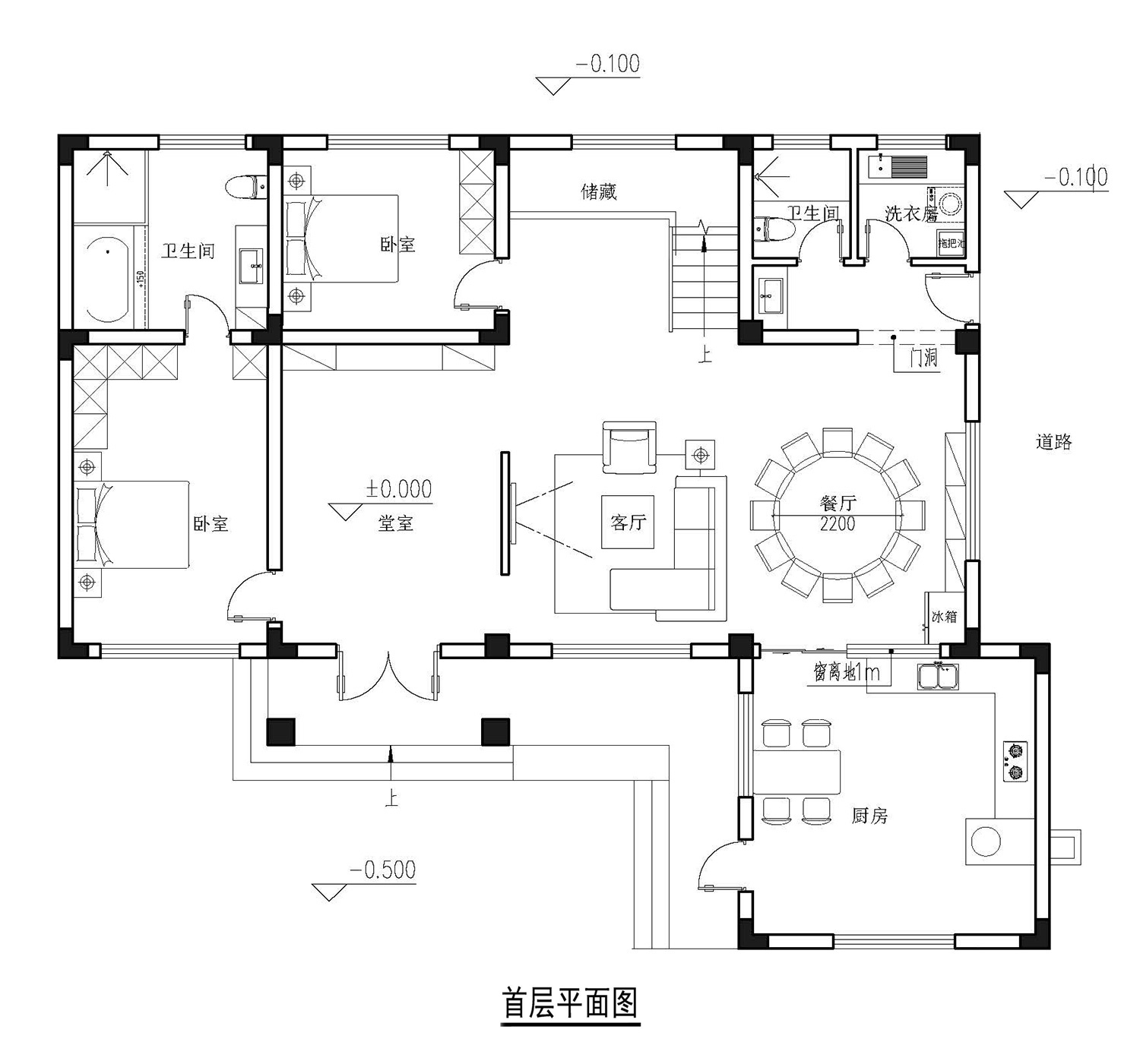安徽安庆朱家三层带阳光房新中式别墅设计