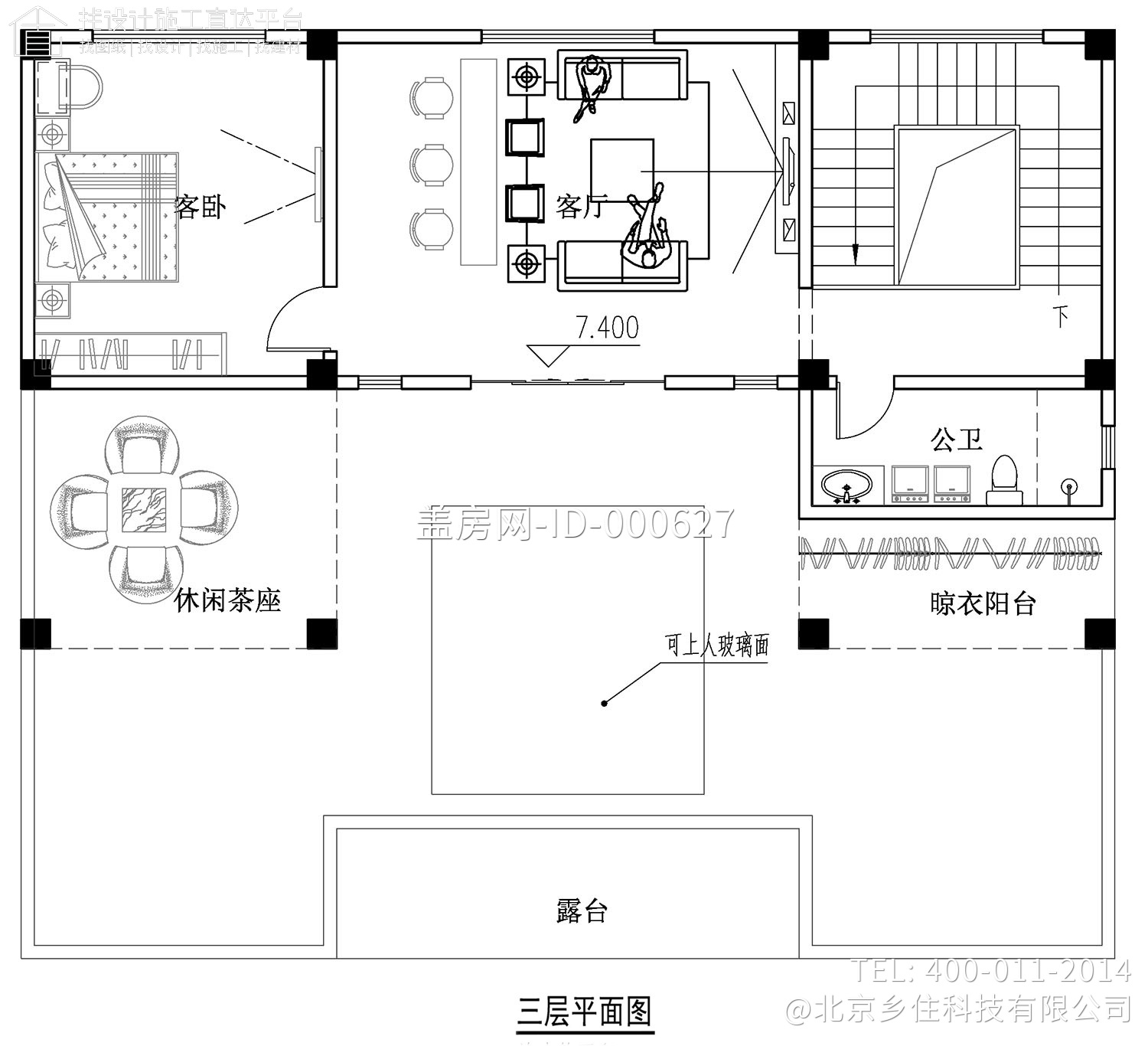 广东茂名李家三层欧式别墅自建房设计图纸