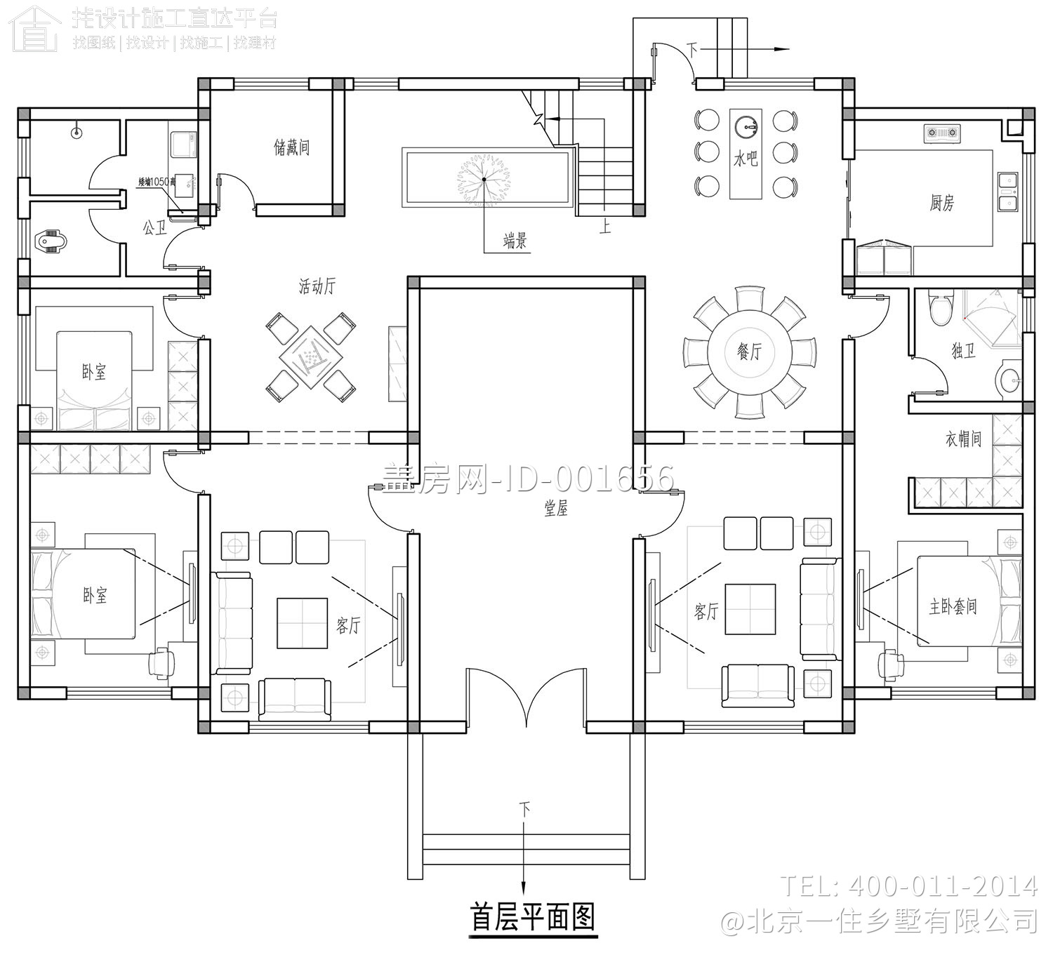 湖南娄底王家欧式三层别墅图纸