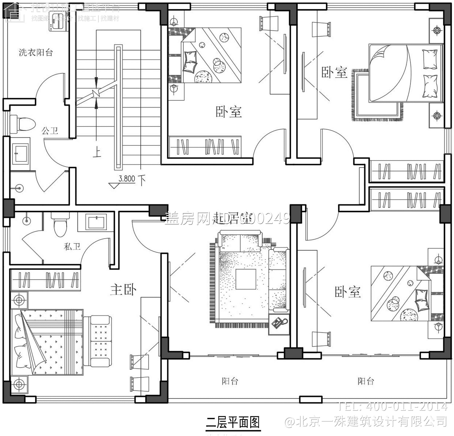 万宁王家新中式别墅设计图纸