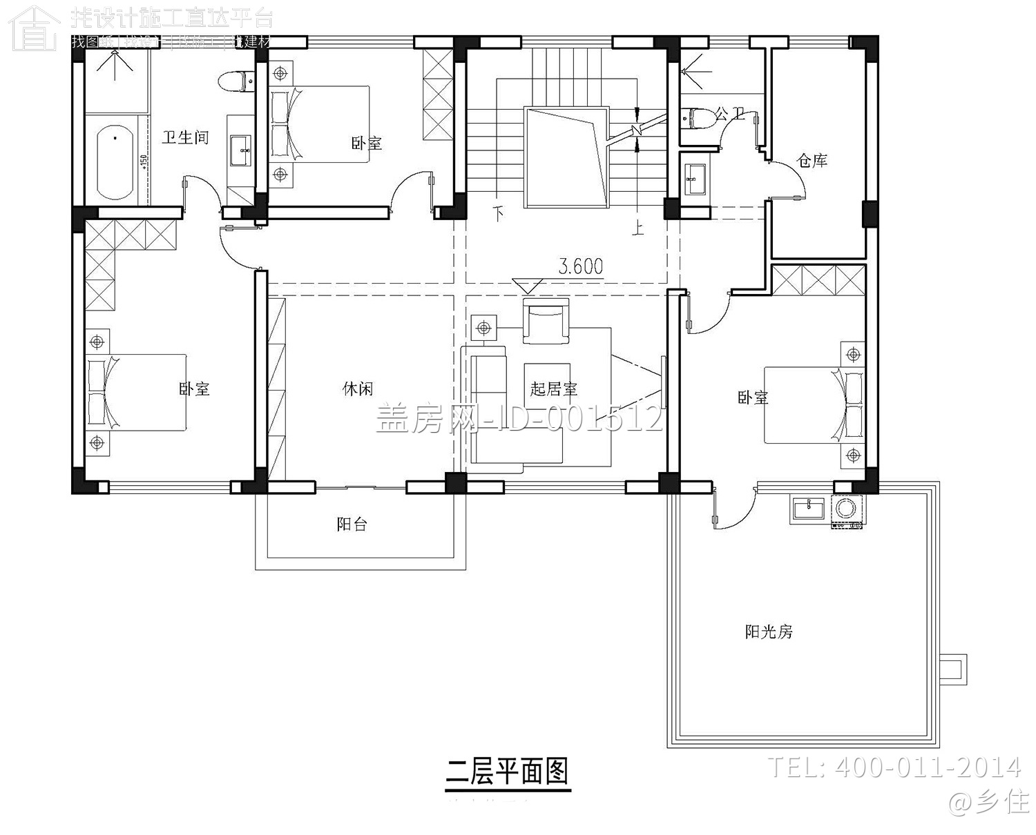 安徽安庆朱家三层带阳光房新中式别墅设计