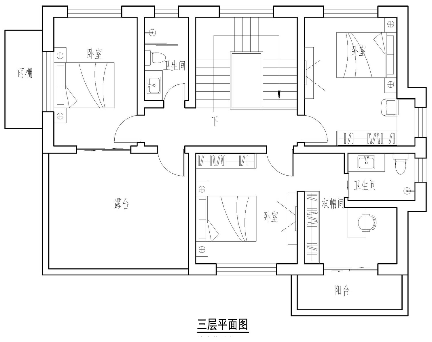 江苏连云港孙家三层别墅A款