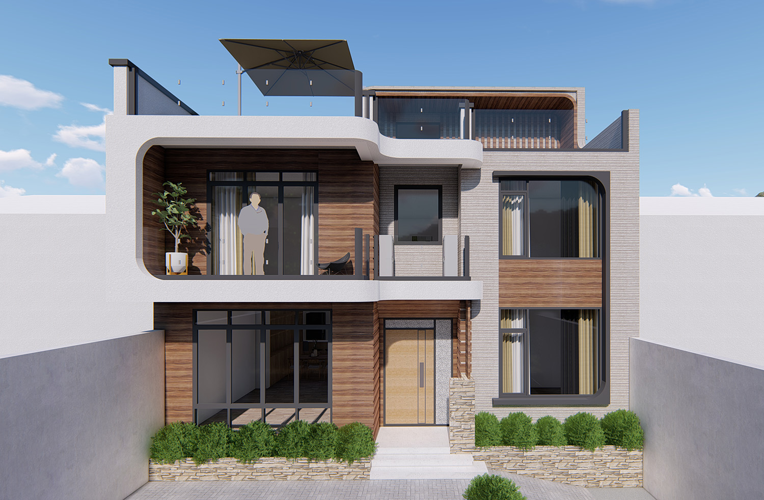 陕西西安杨家现代别墅