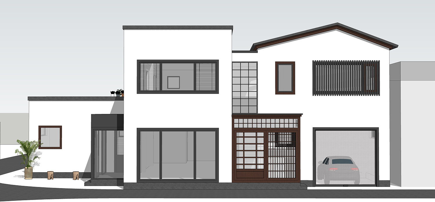 北京顺义赵家日式自建房