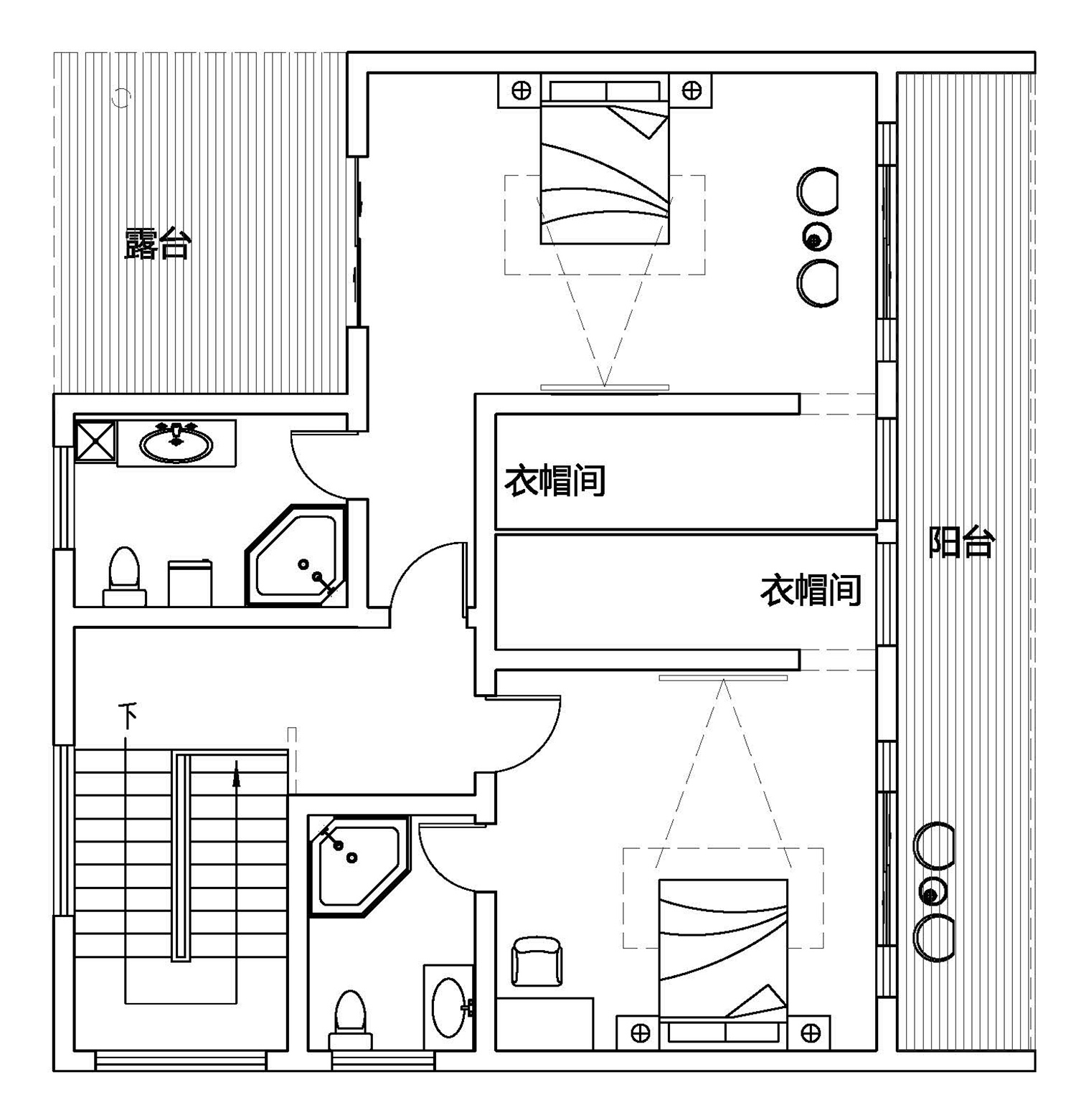 浙江余杭俞家欧式别墅图纸