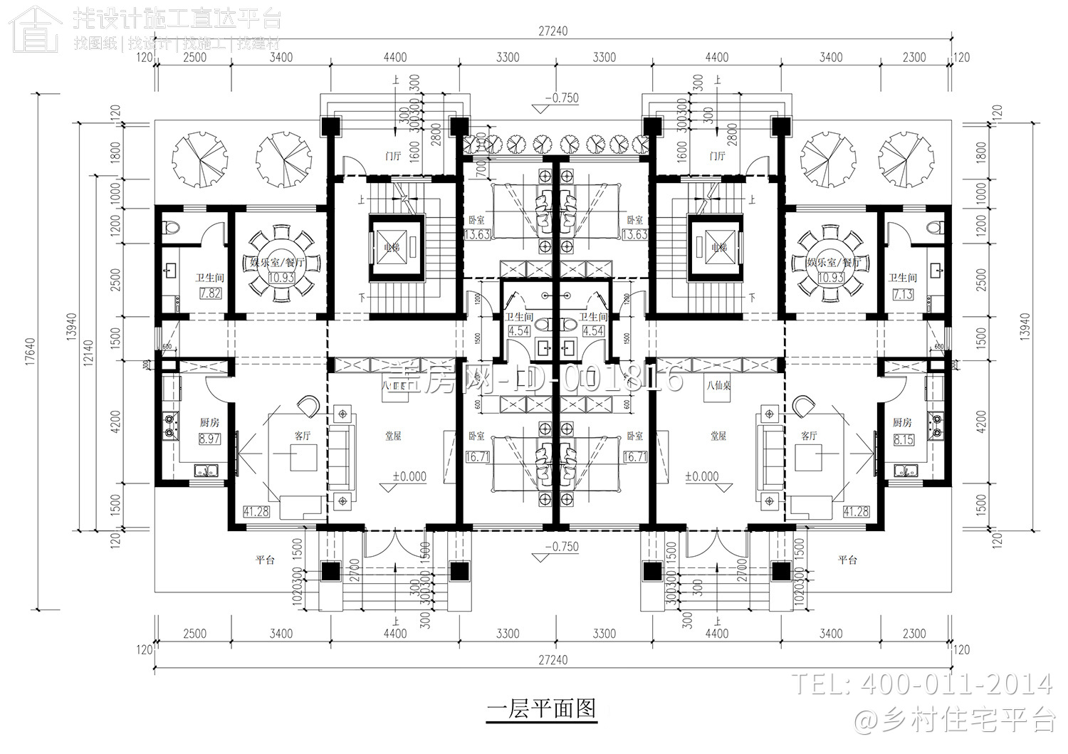 安徽芜湖无为市三层双拼别墅