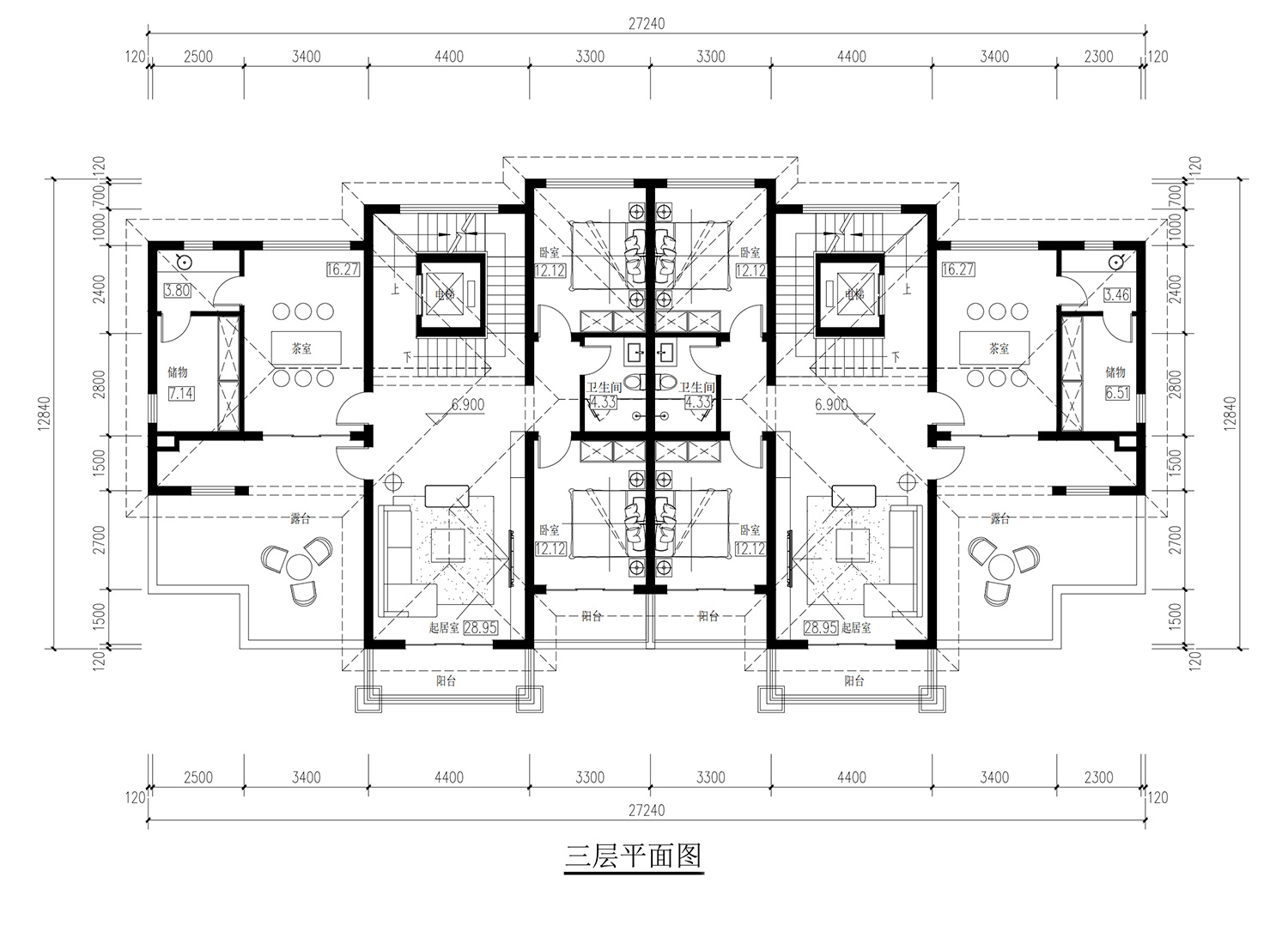 安徽芜湖无为市三层双拼别墅
