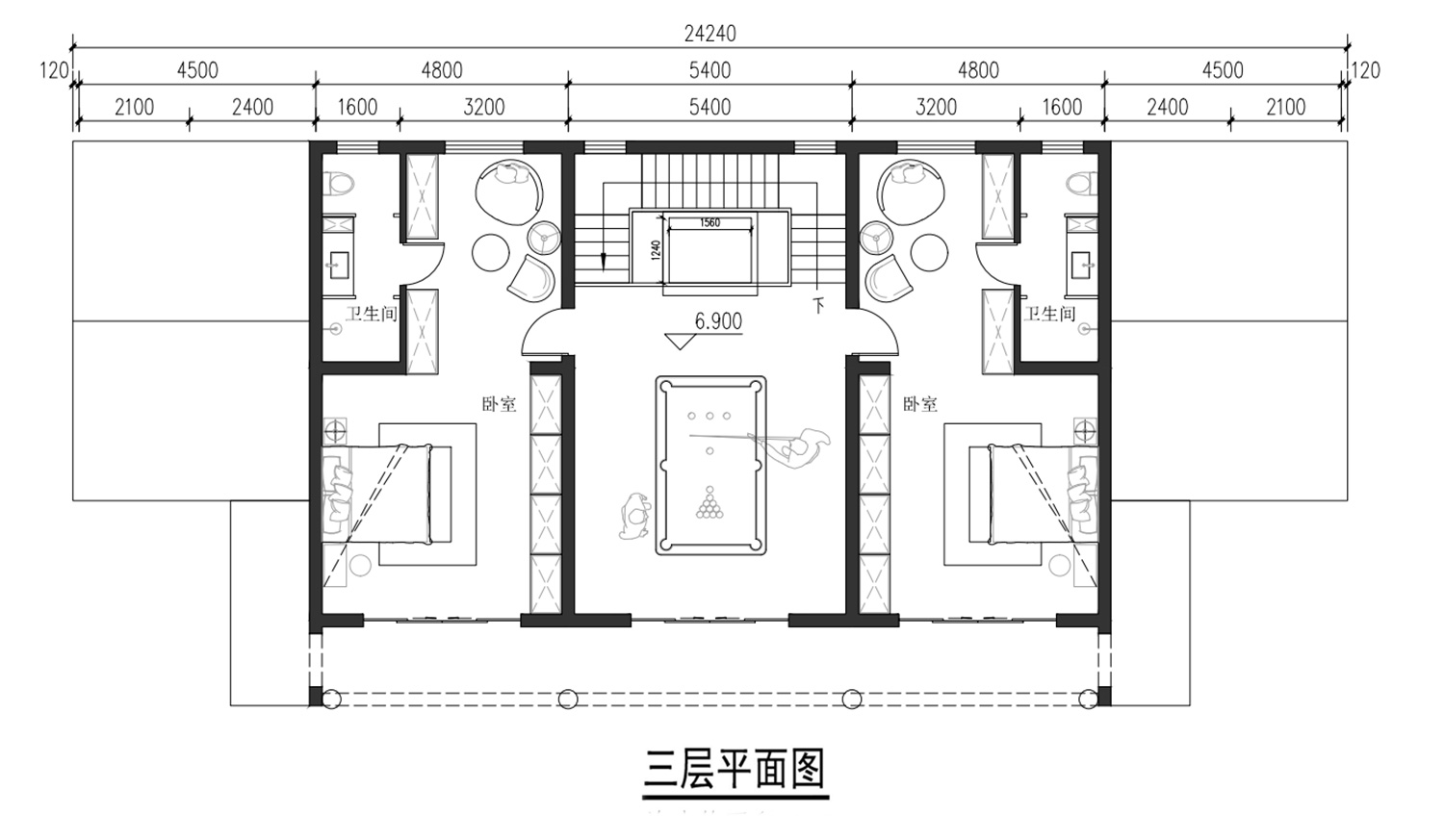 四川绵阳张家三层中式自建别墅