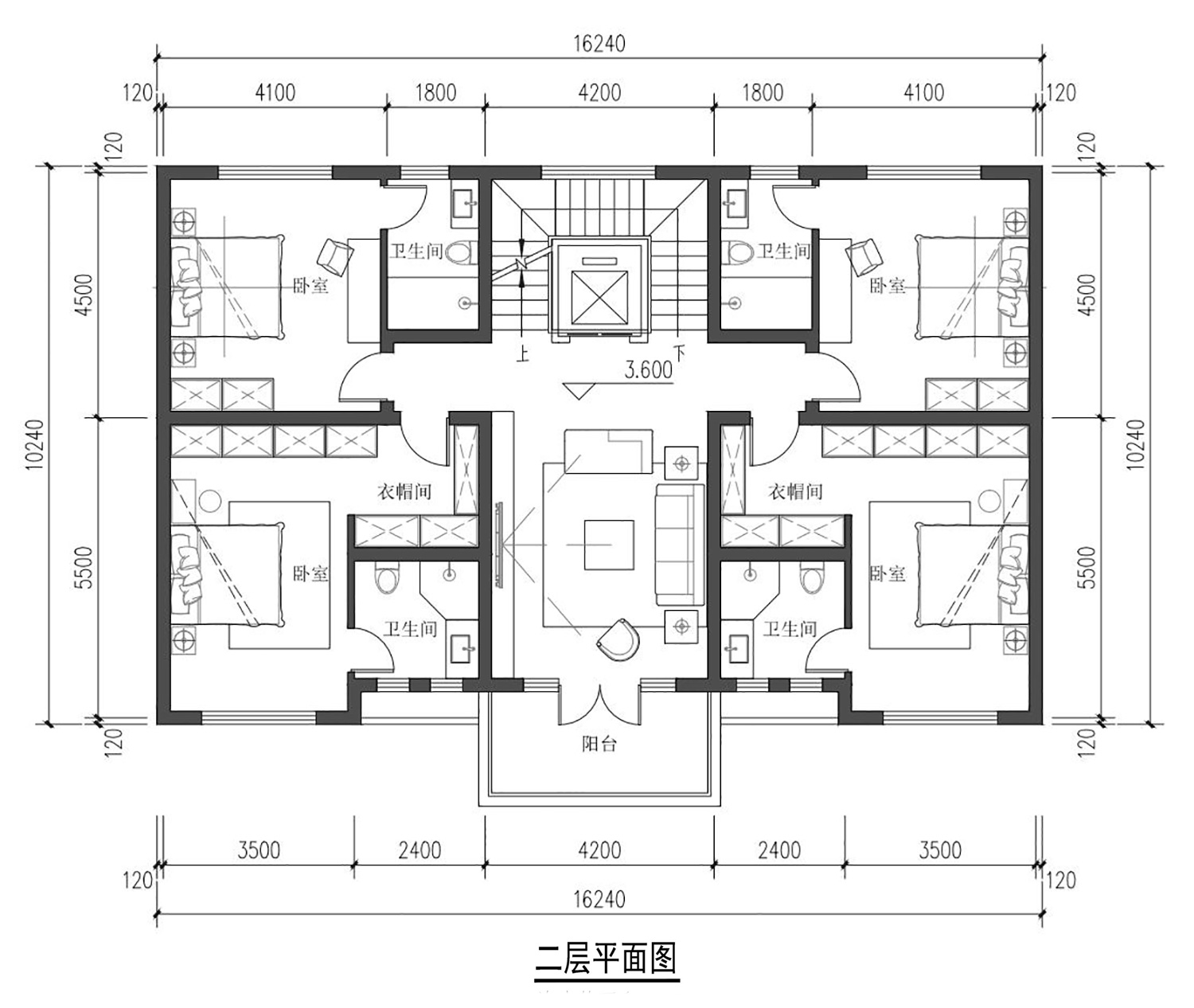 江苏南通石家欧式别墅设计图纸