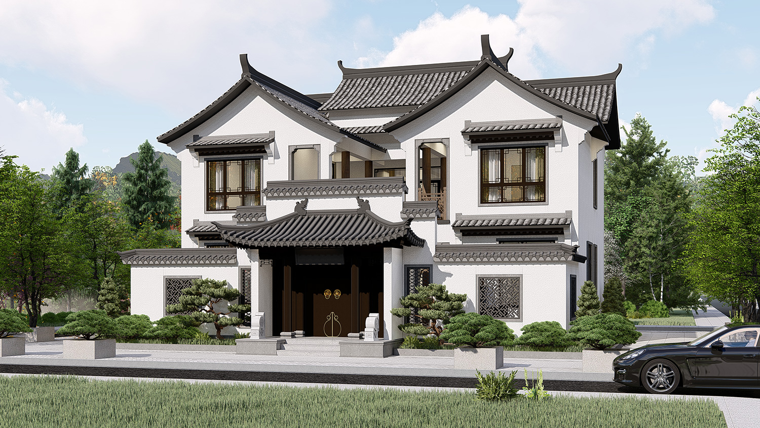 江西抚州洪家二层中式宅院