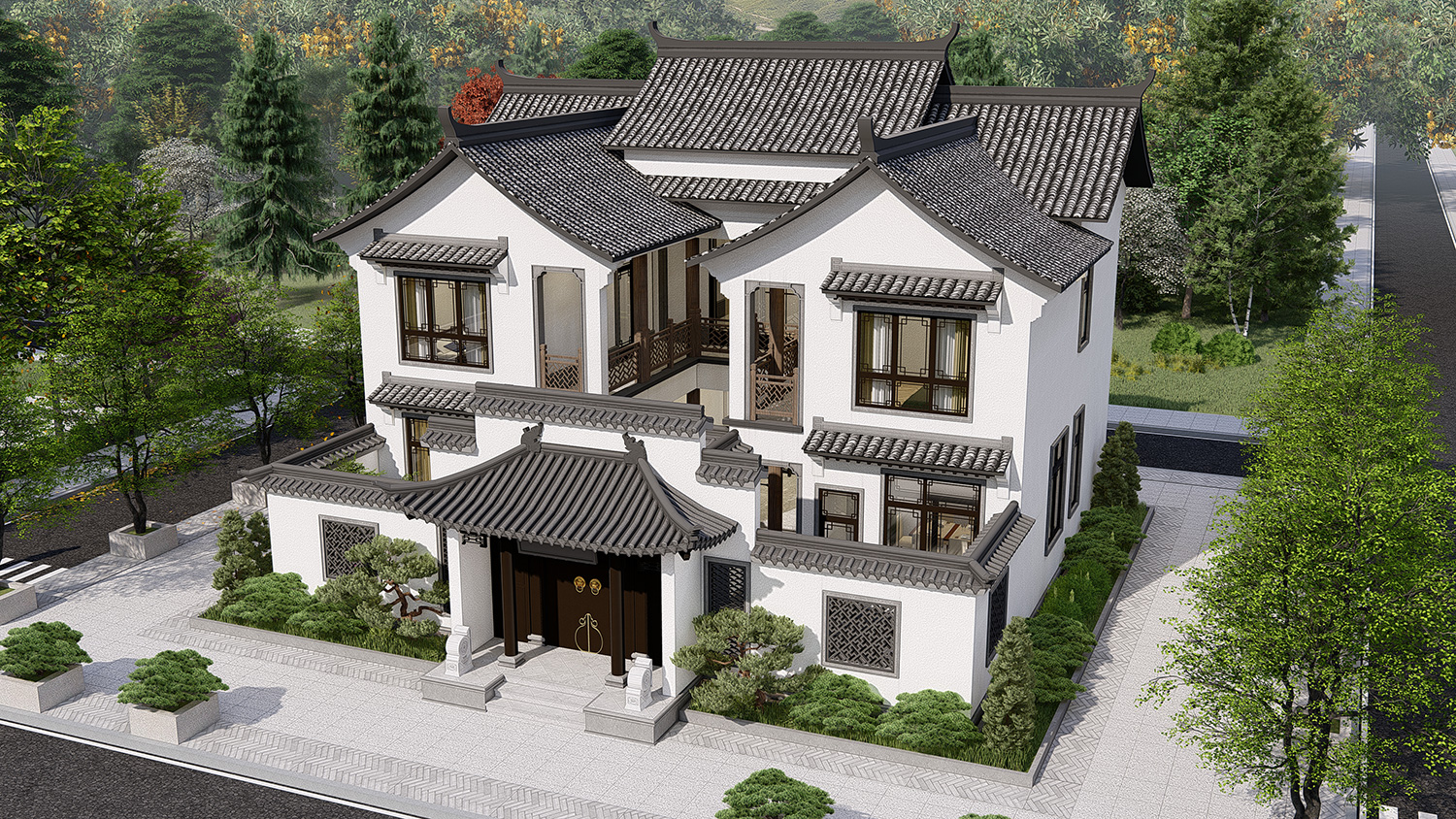 江西抚州洪家二层中式宅院