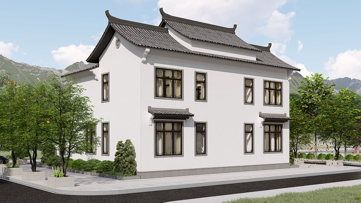 江西抚州洪家二层中式宅院