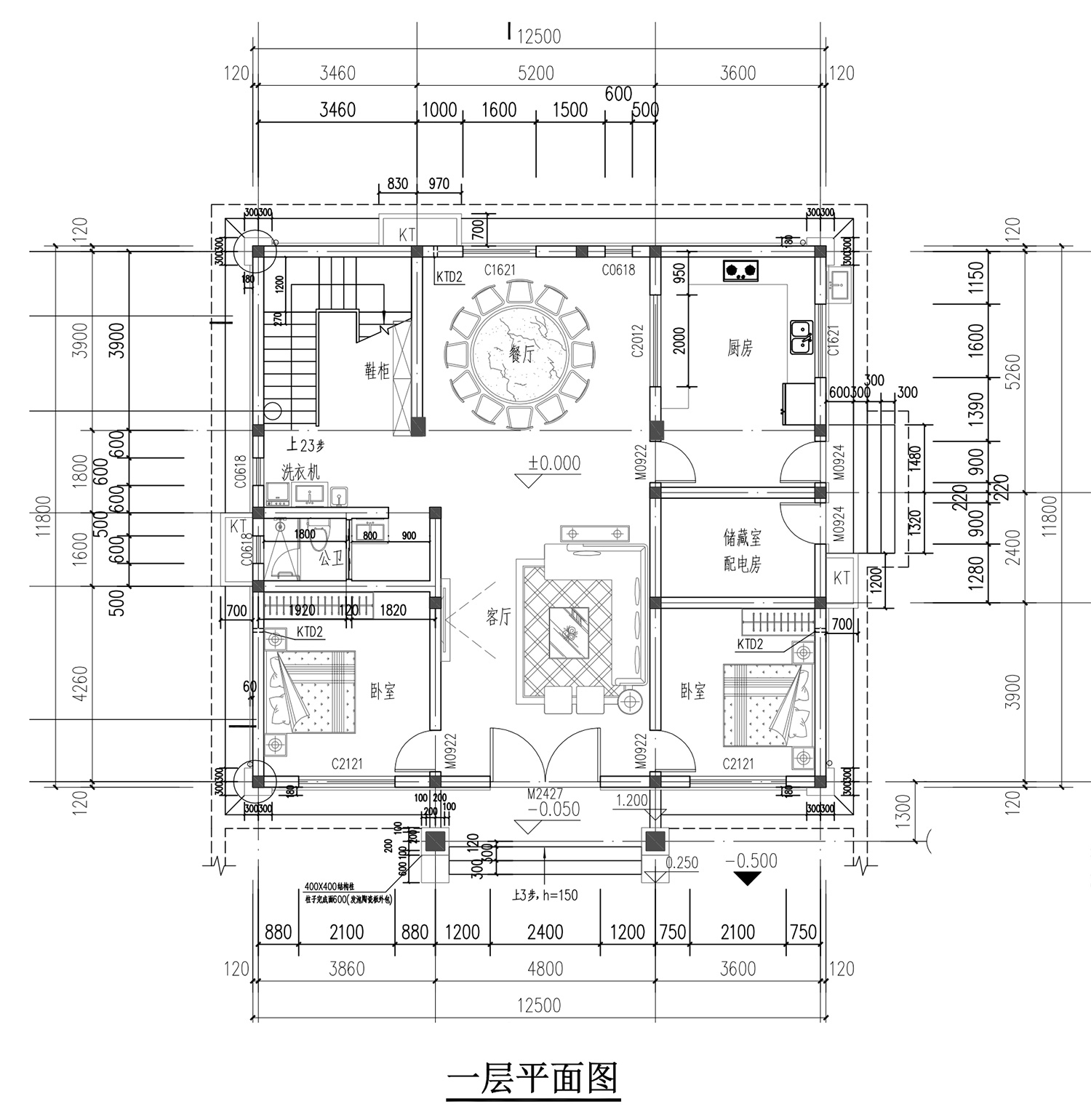 重庆忠县陈家三层欧式别墅