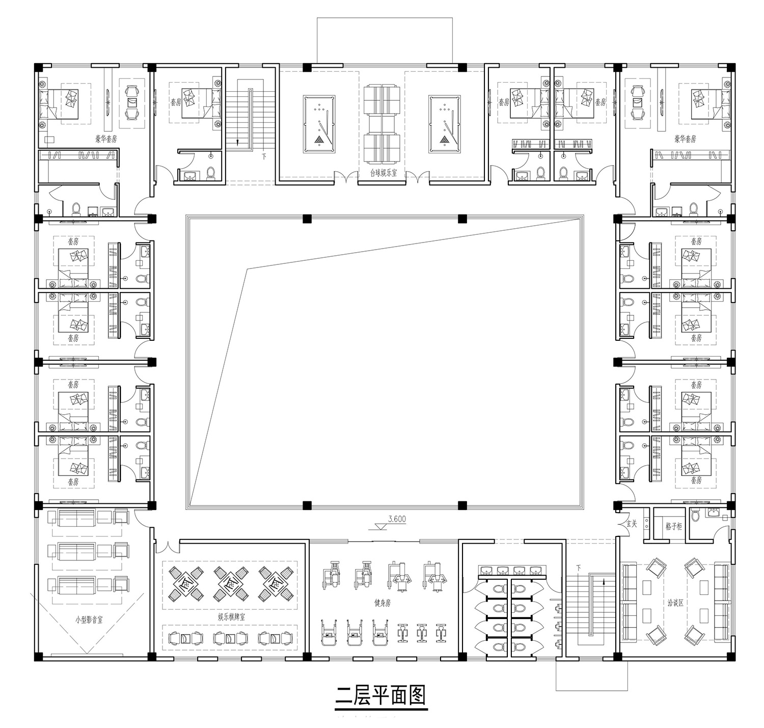 河北衡水二层现代风格田园酒店
