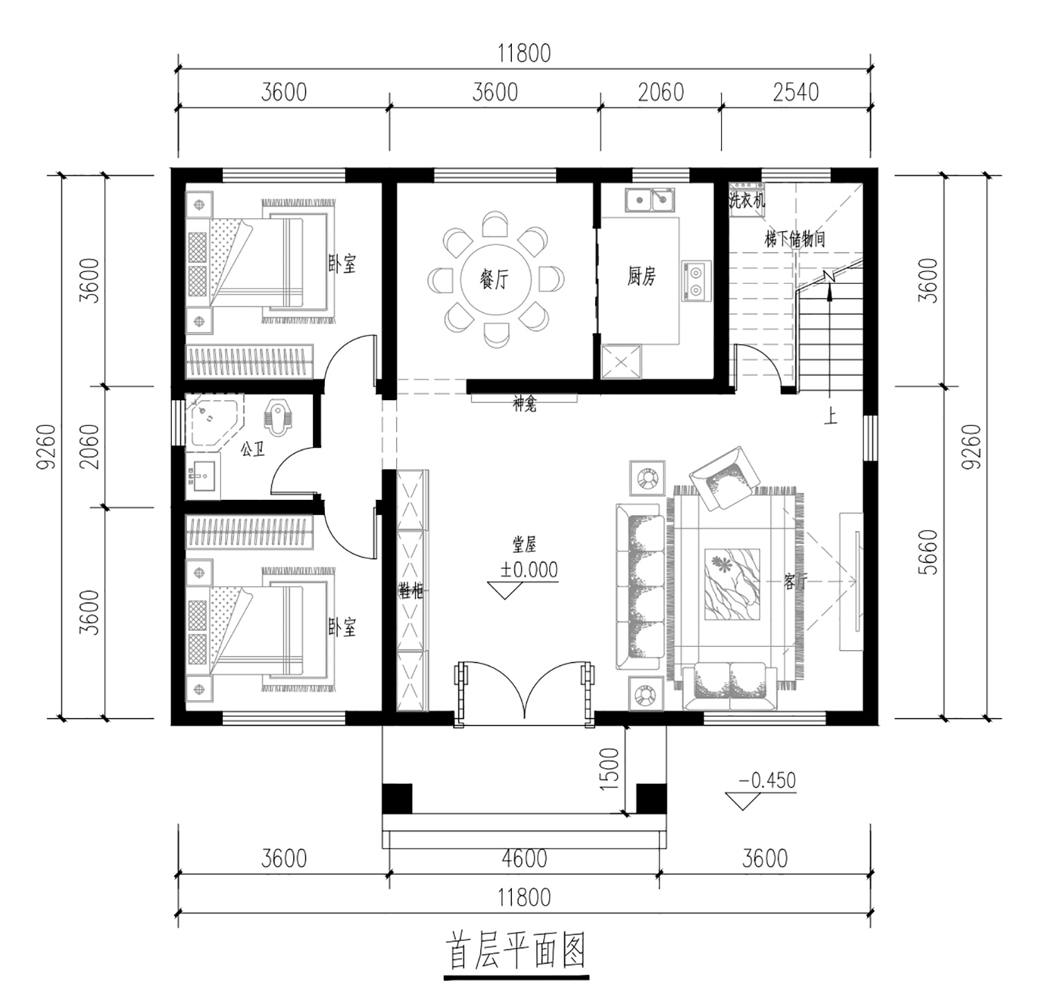 重庆忠县龚家三层新中式别墅