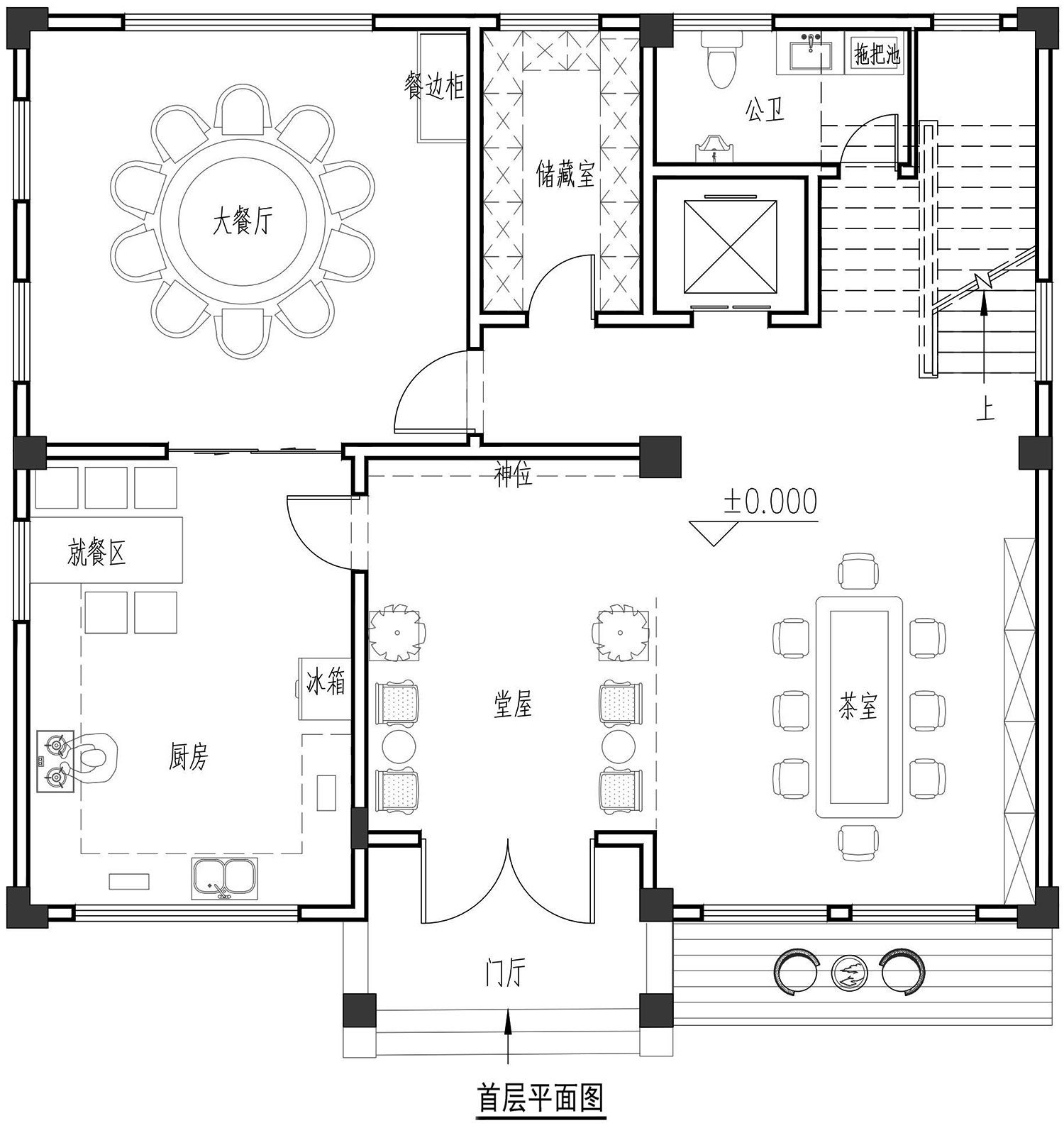 福建漳州陈家新中式别墅