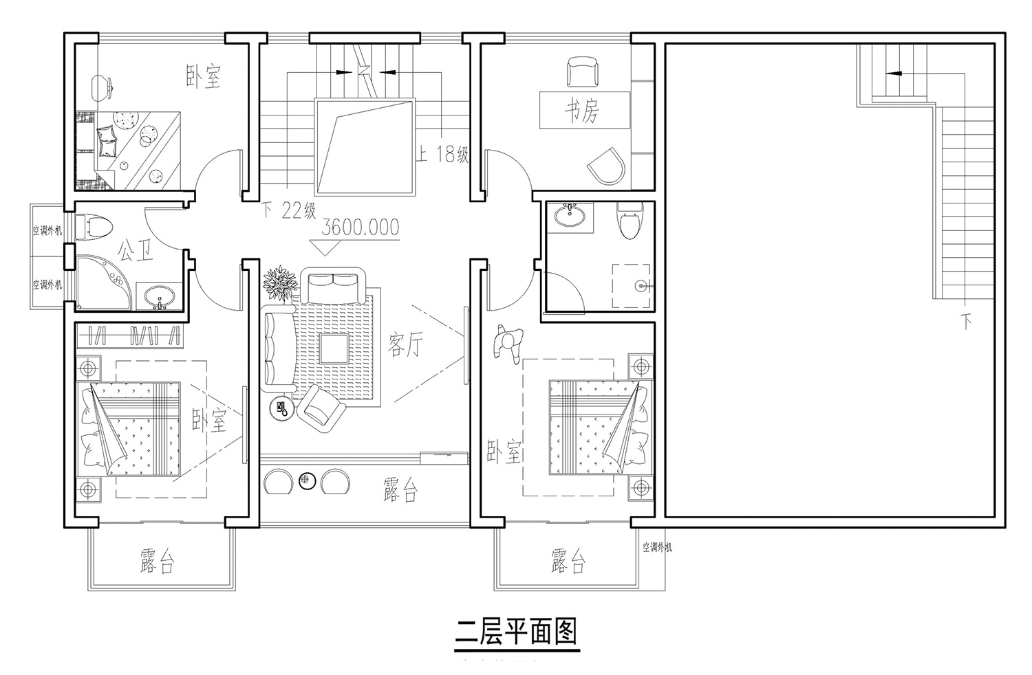 乐平张家新中式农村别墅图纸