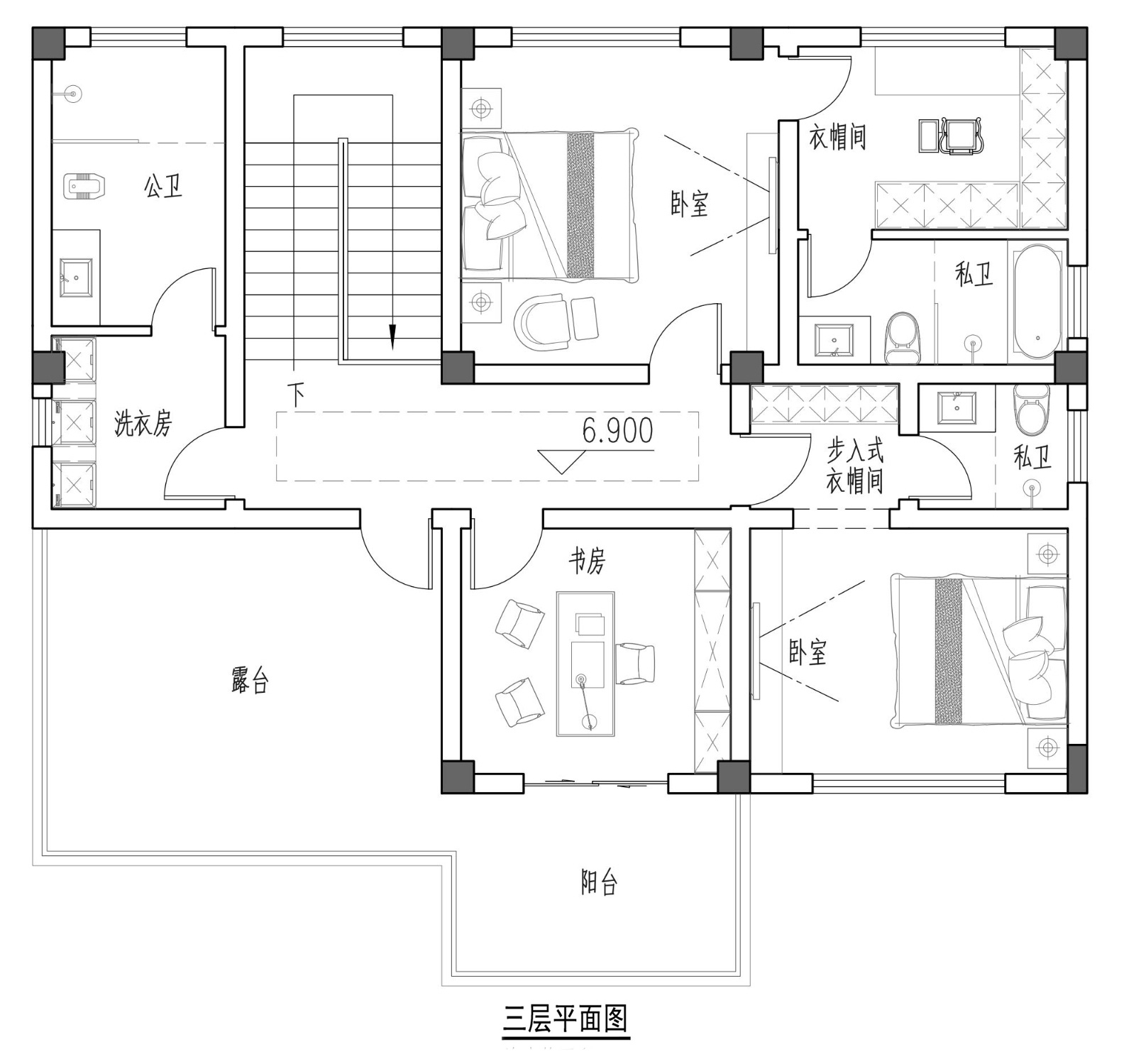 浙江杭州程家新中式别墅