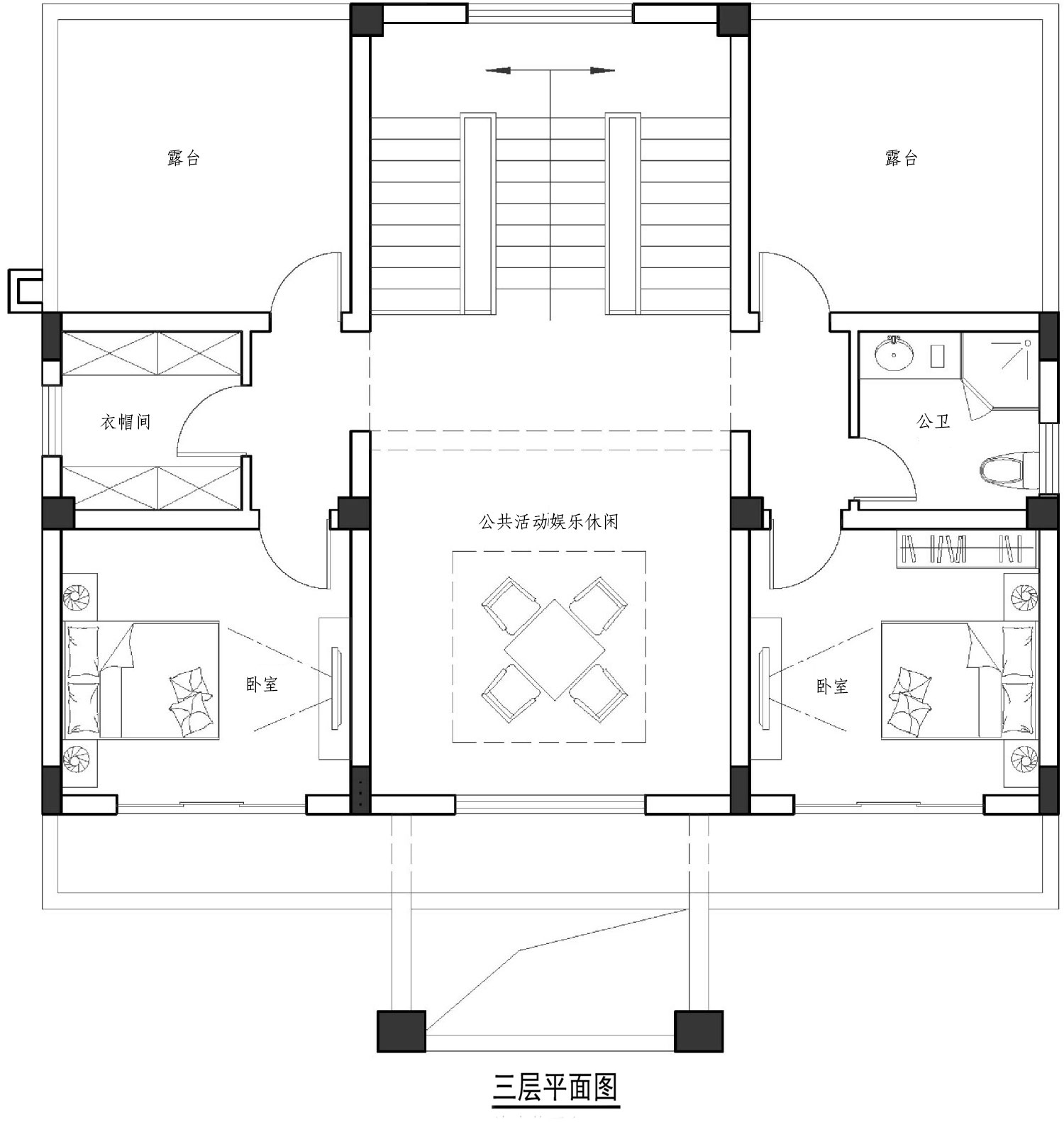 河南周口朱家欧式别墅自建房设计图纸