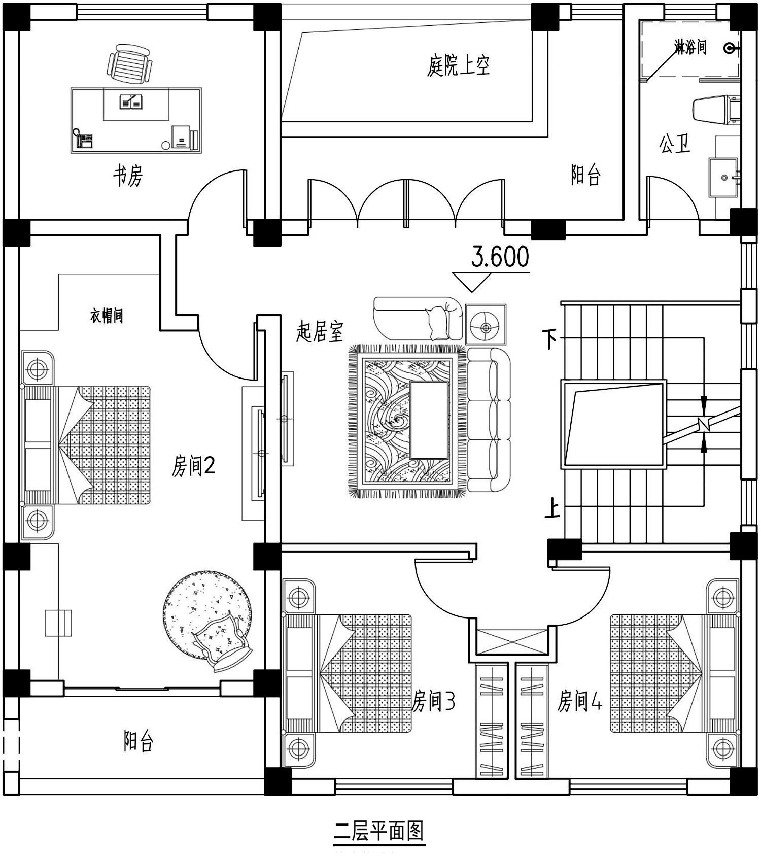 福建龙岩蒋家中式别墅
