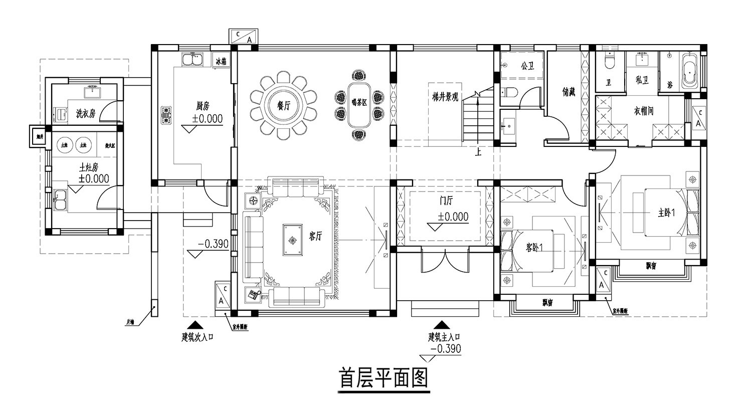 江西吉安尹家新中式庭院别墅