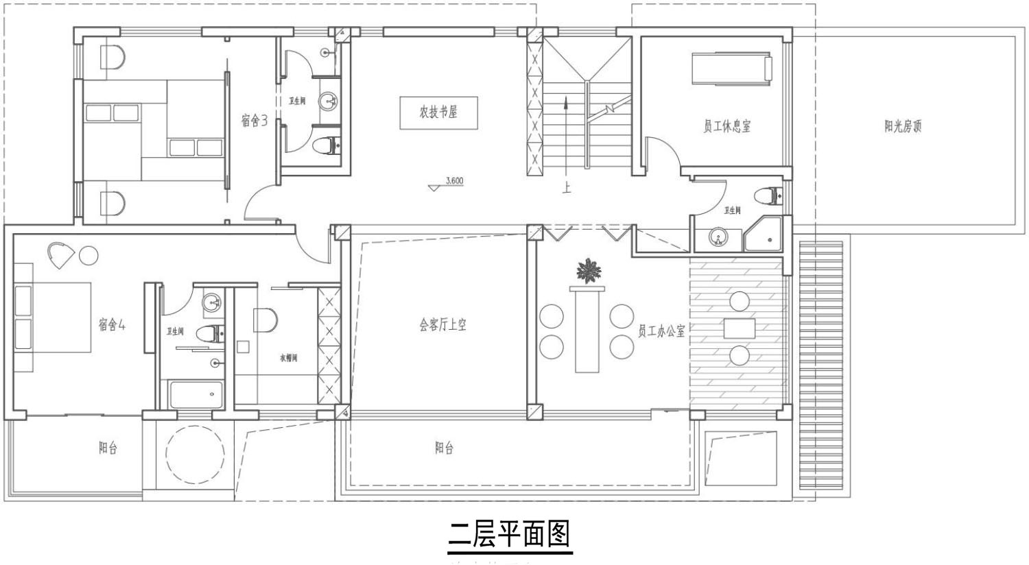 安徽安庆张家二层现代别墅设计图纸