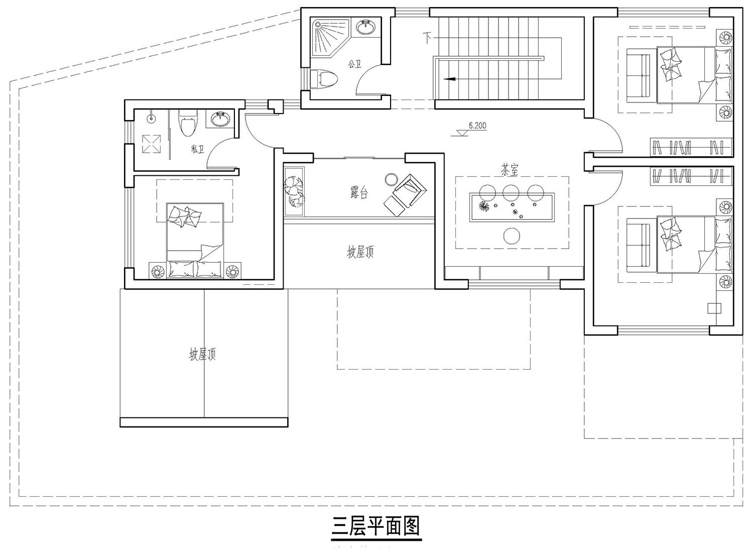 吉安曾家新中式农村别墅图纸