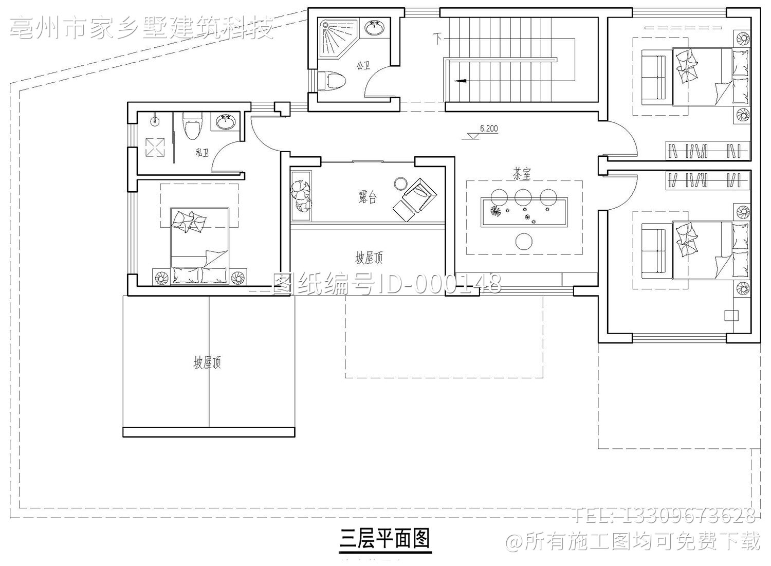 吉安曾家新中式农村别墅图纸