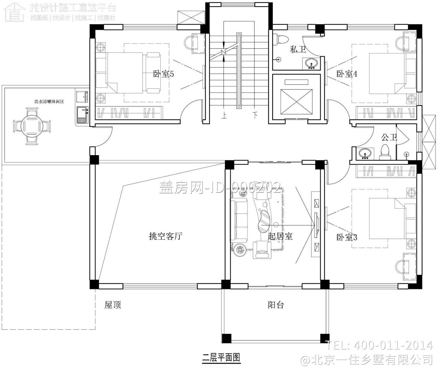 湖南益阳段家新中式别墅图纸