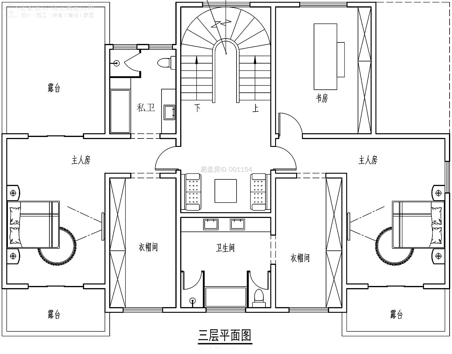 广东揭阳钟家欧式别墅图纸