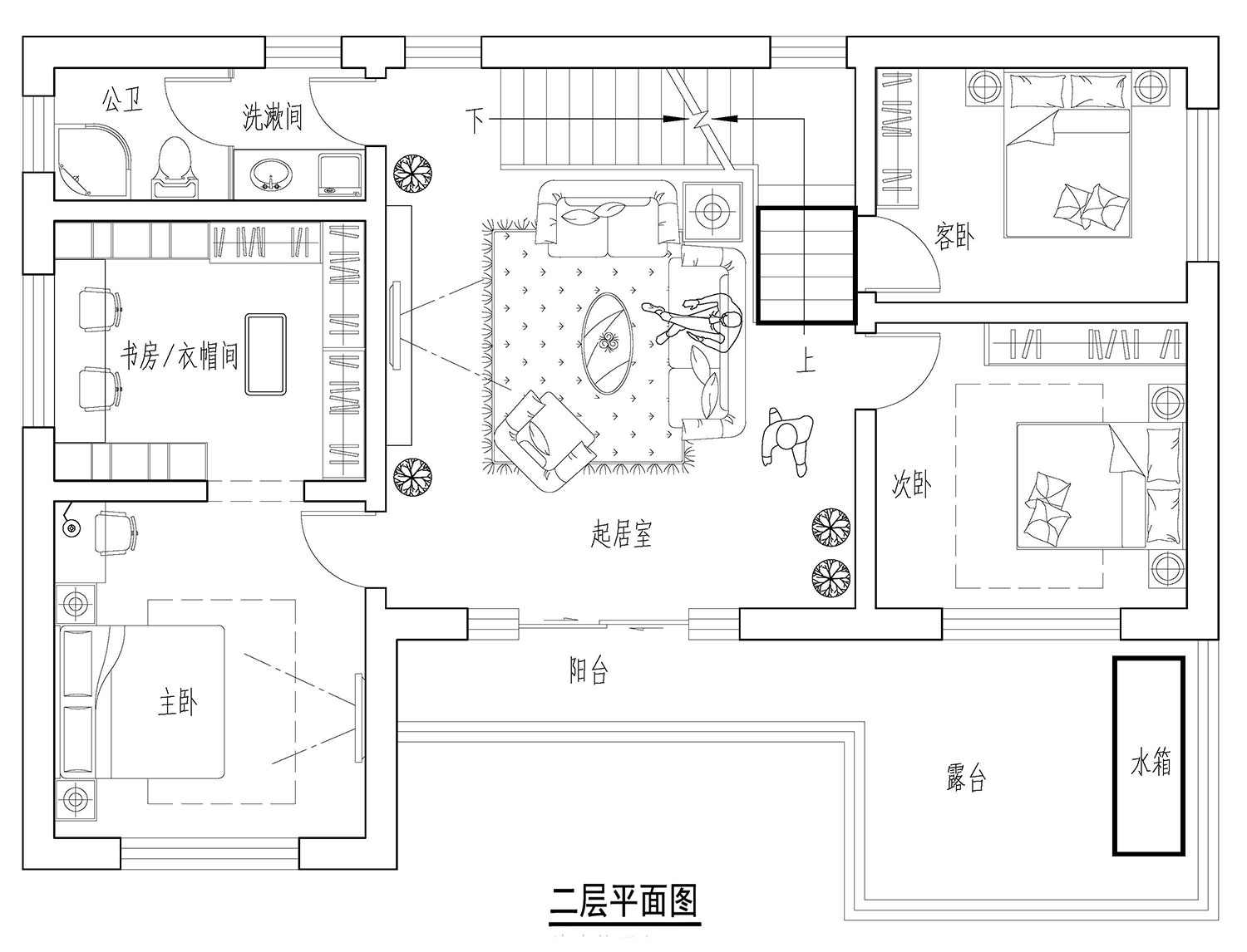 北京房山孙家新中式乡墅图纸