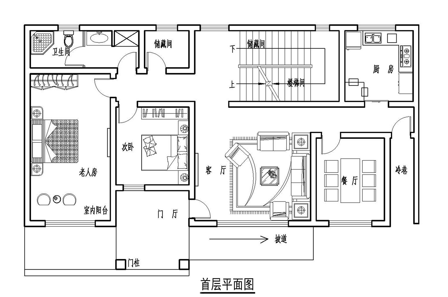河南许昌二层欧式乡住别墅设计图纸