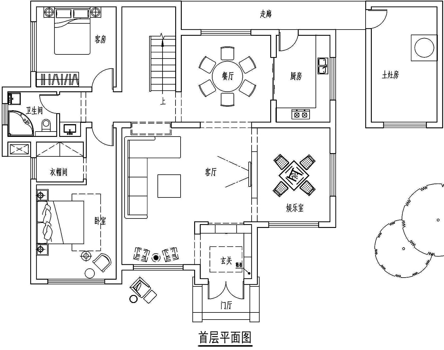常德王家新中式别墅图纸