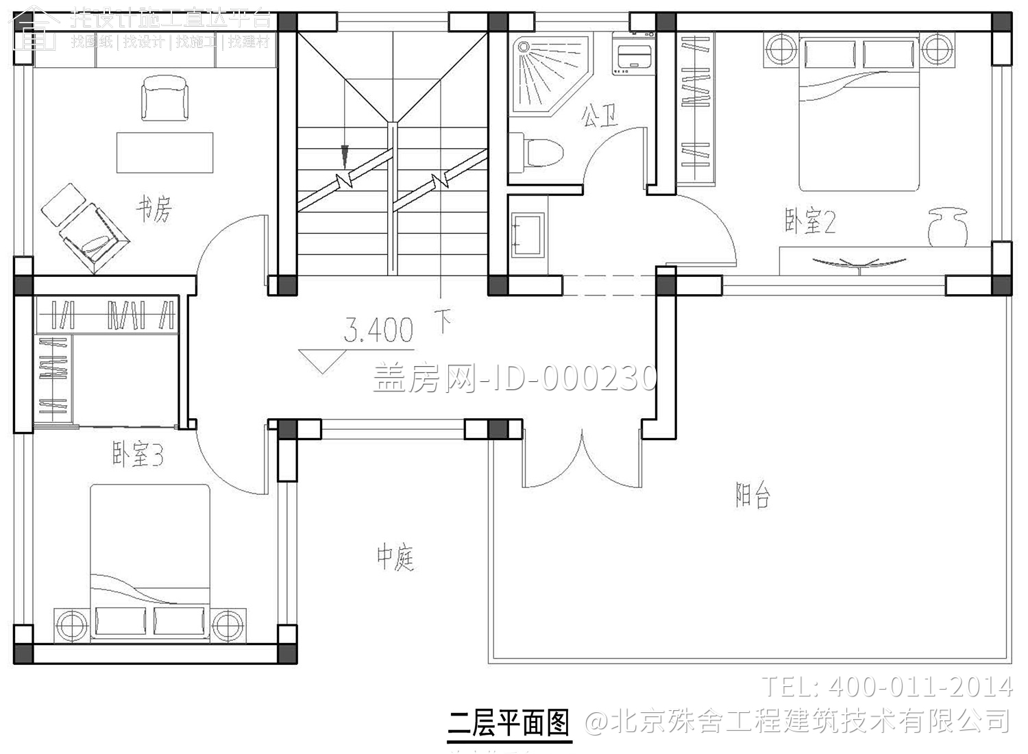 陕西渭南李家新中式别墅