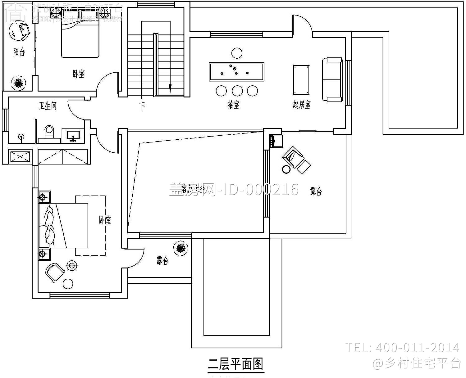 常德王家新中式别墅图纸