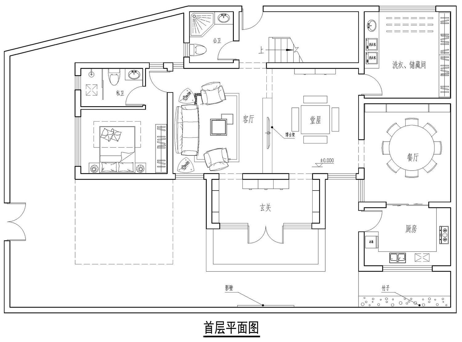 吉安曾家新中式农村别墅图纸