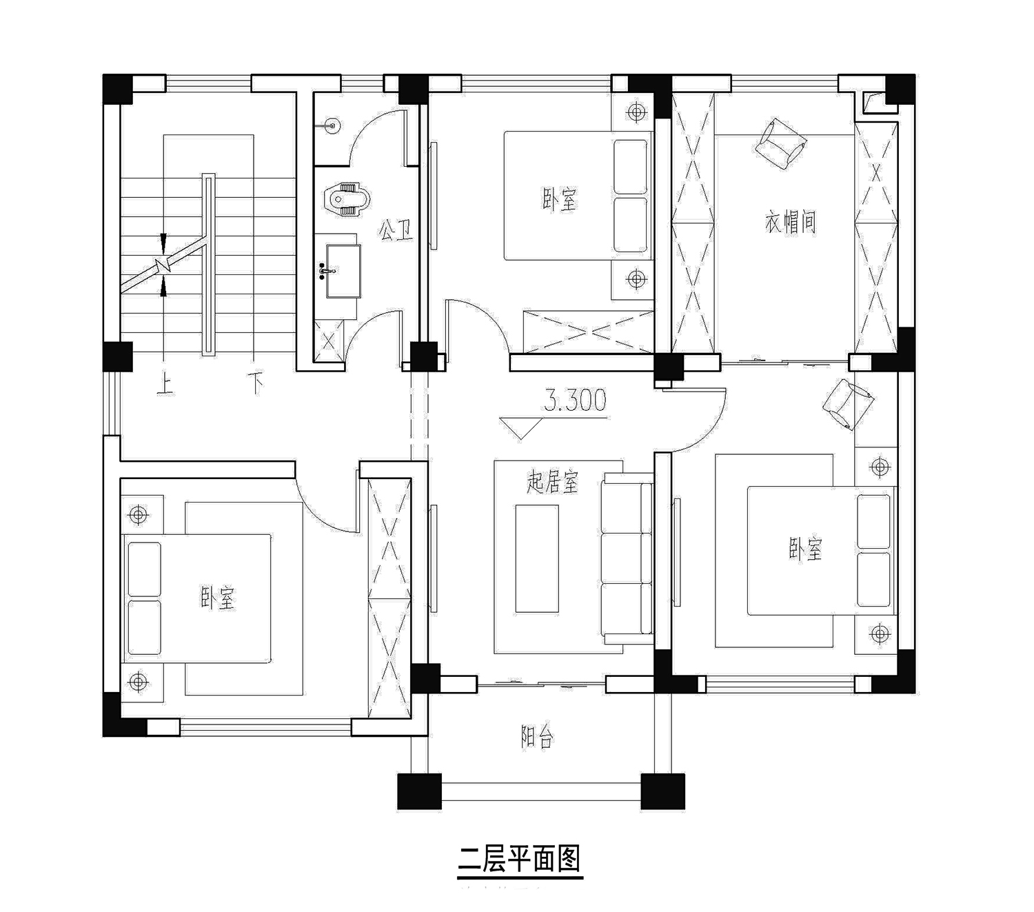 湖南娄底曹家别墅图纸