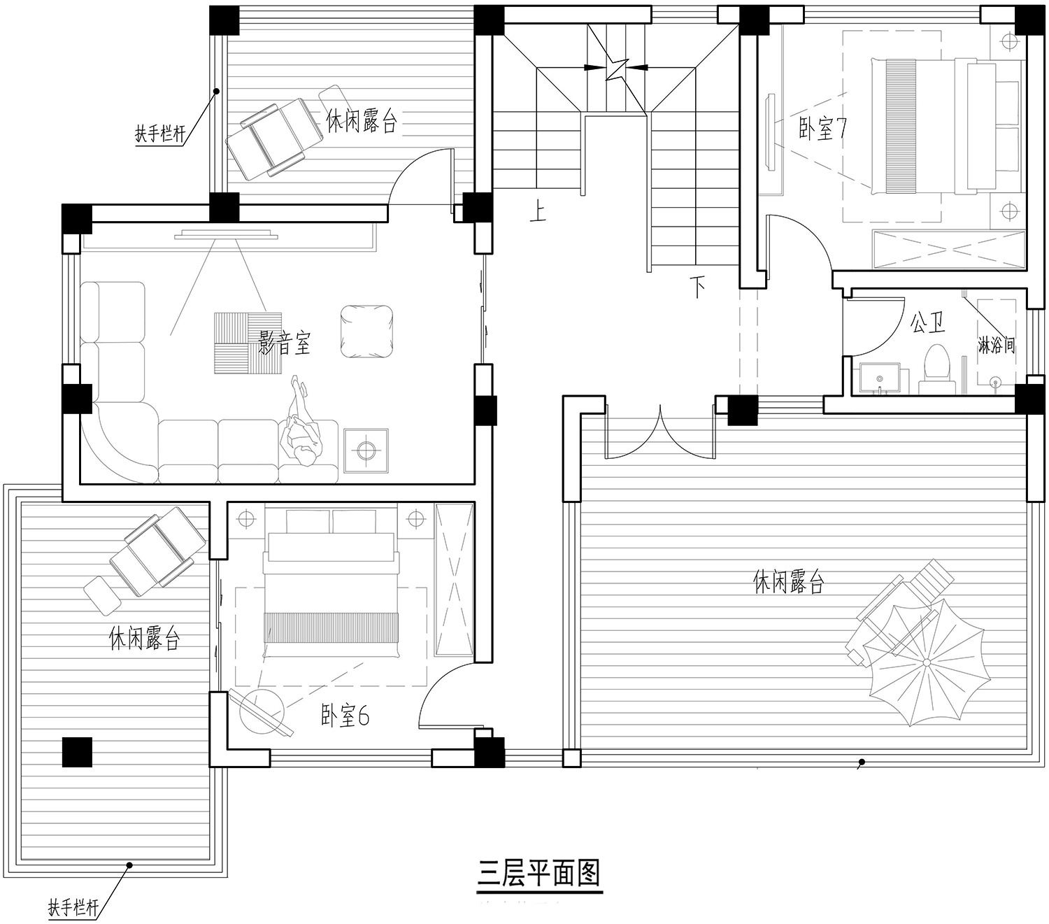 湖南宁乡张家现代别墅