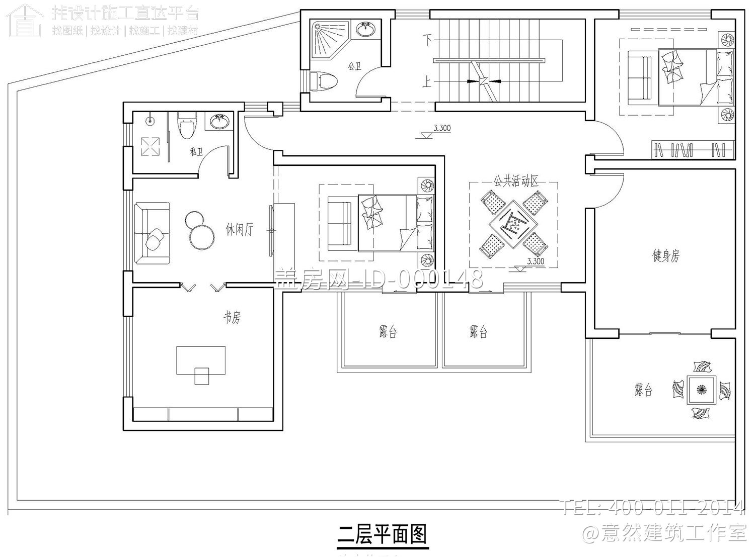 吉安曾家新中式农村别墅图纸