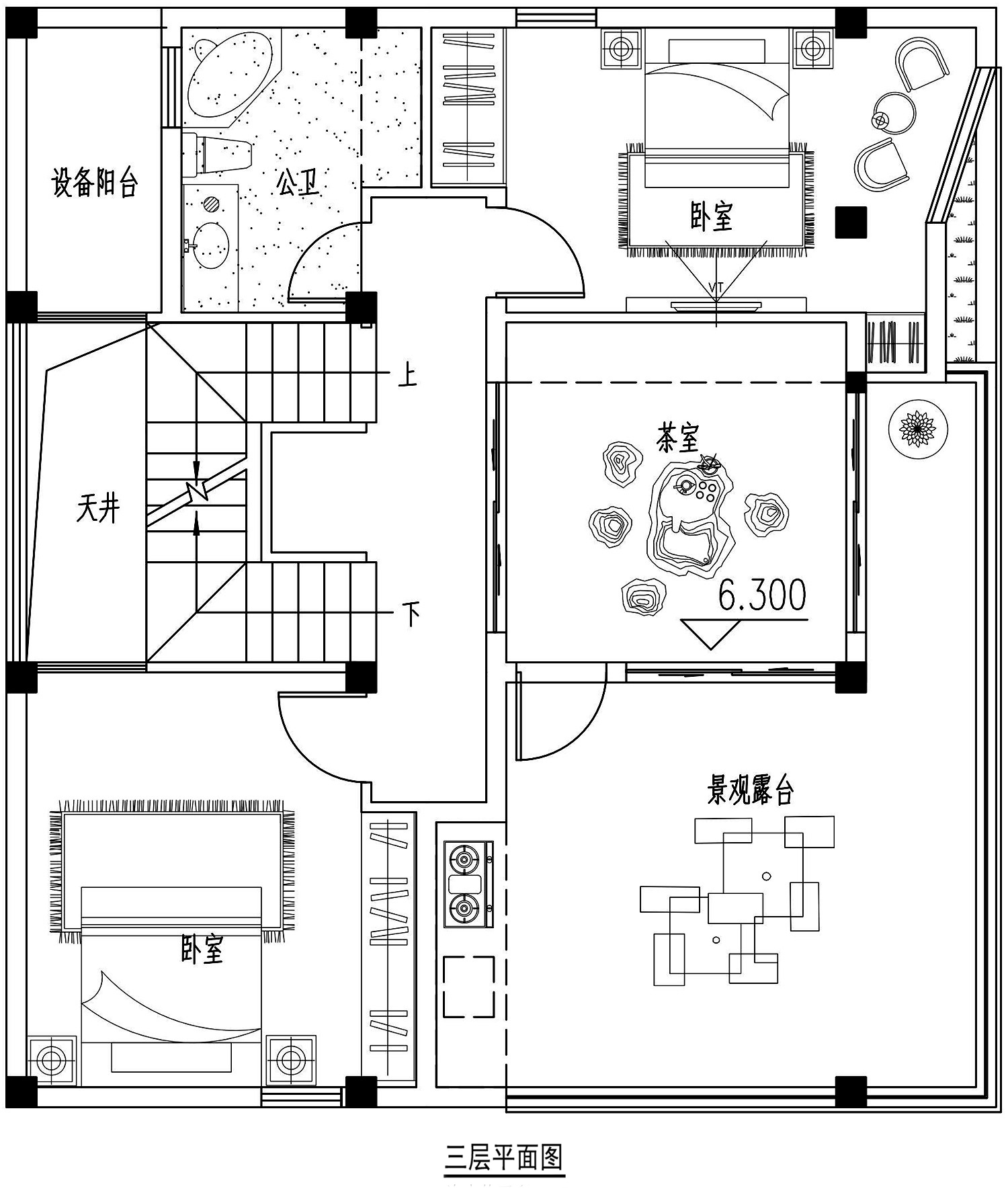 福建厦门陈家现代别墅图纸