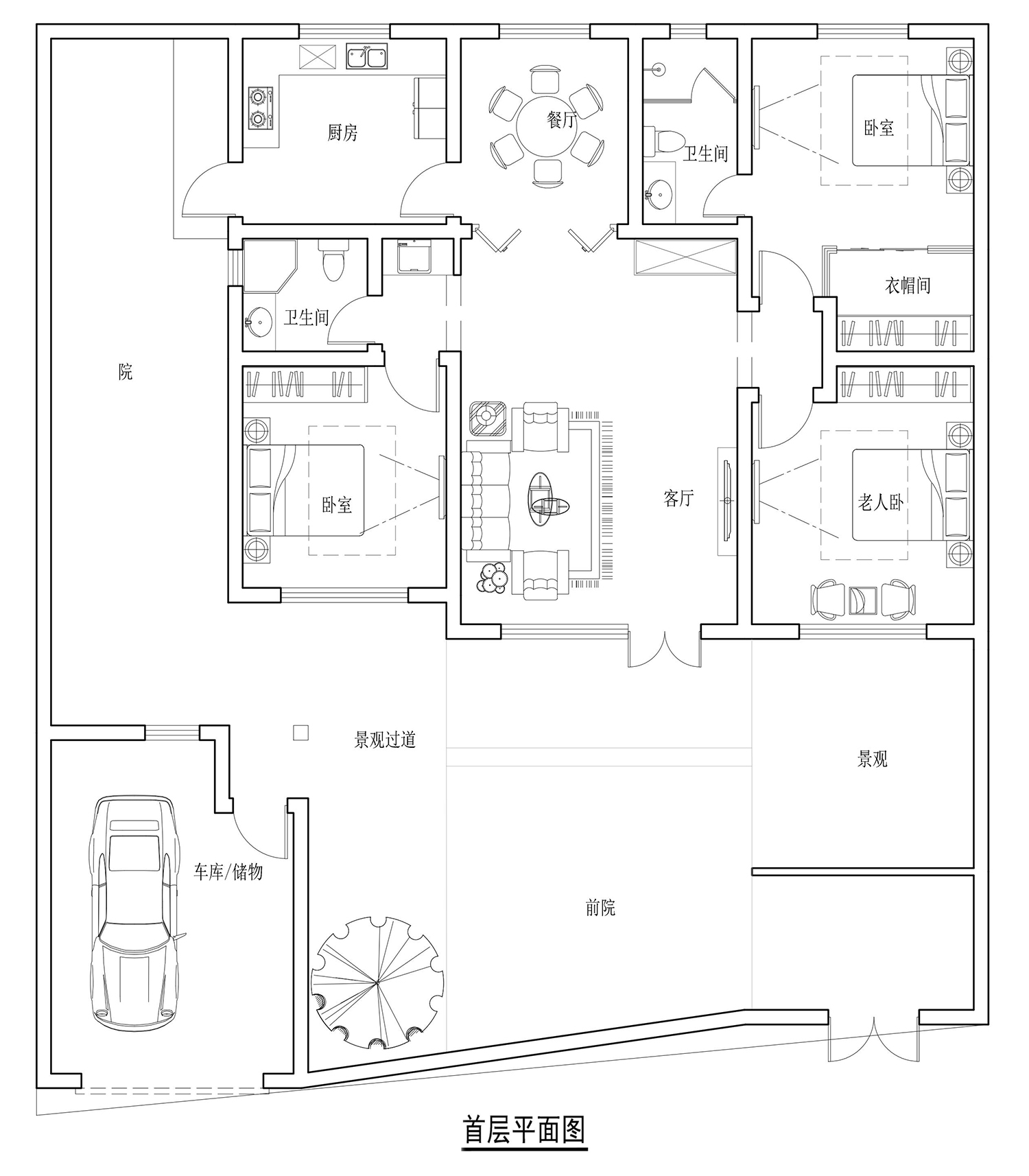 河北沧州陈家美式乡村住宅